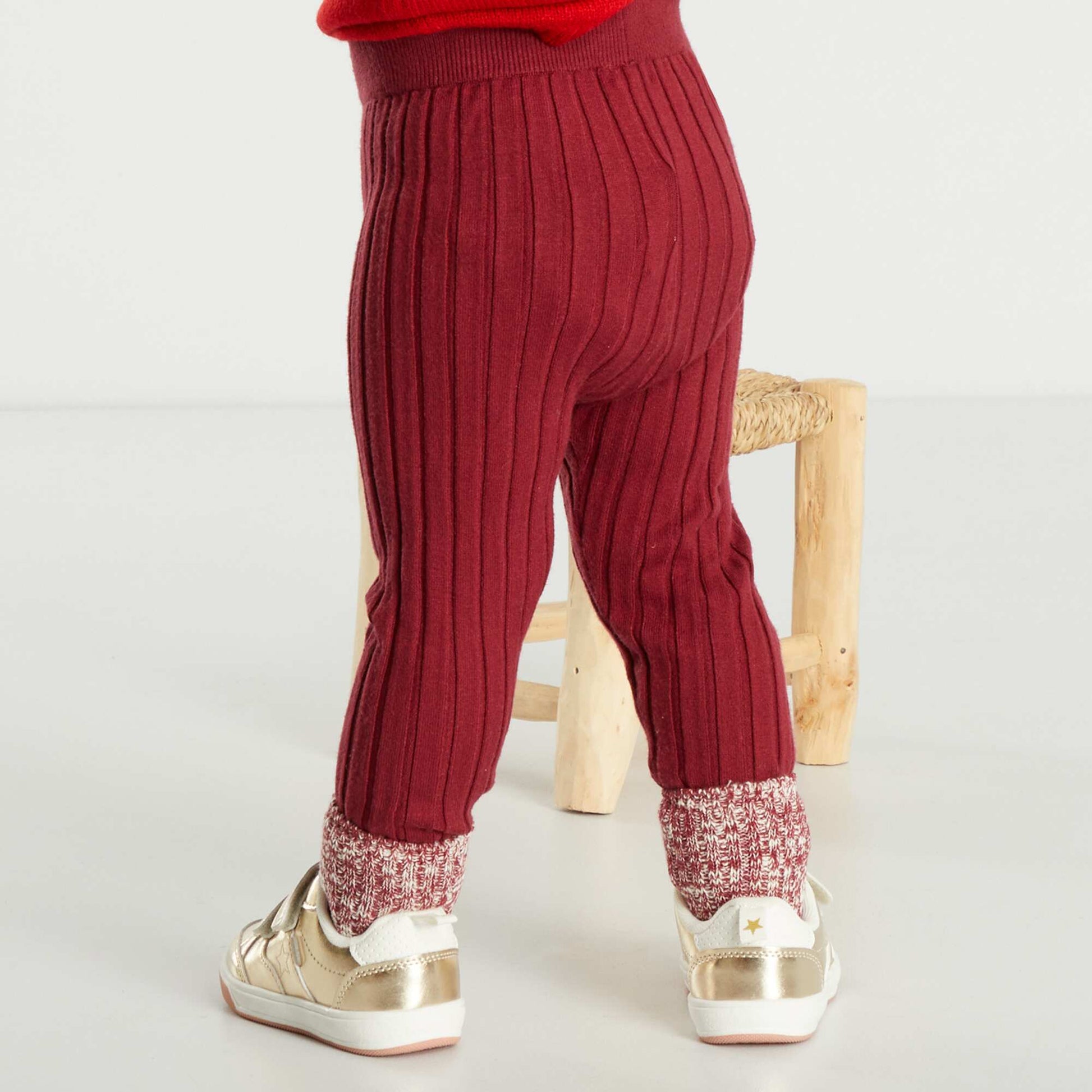 Leggings + socks - Two-piece set RED