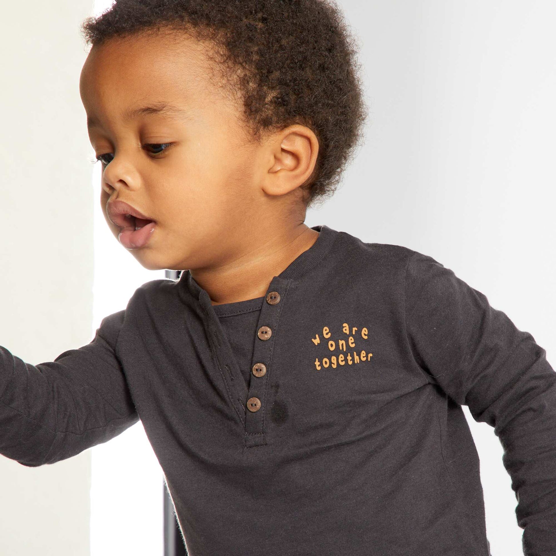 Cotton T-shirt BLACK