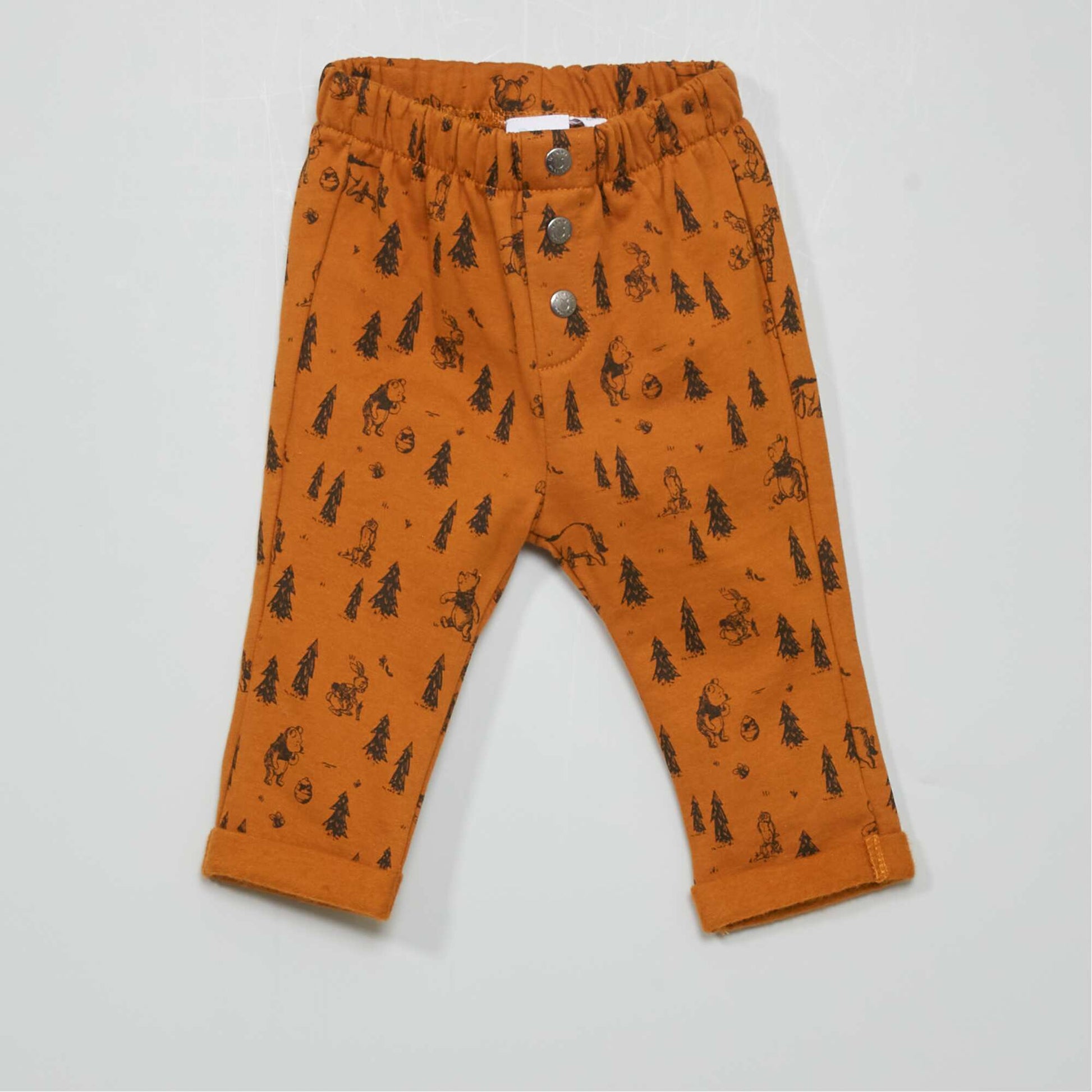 'Disney' sweatshirt fabric trousers BROWN