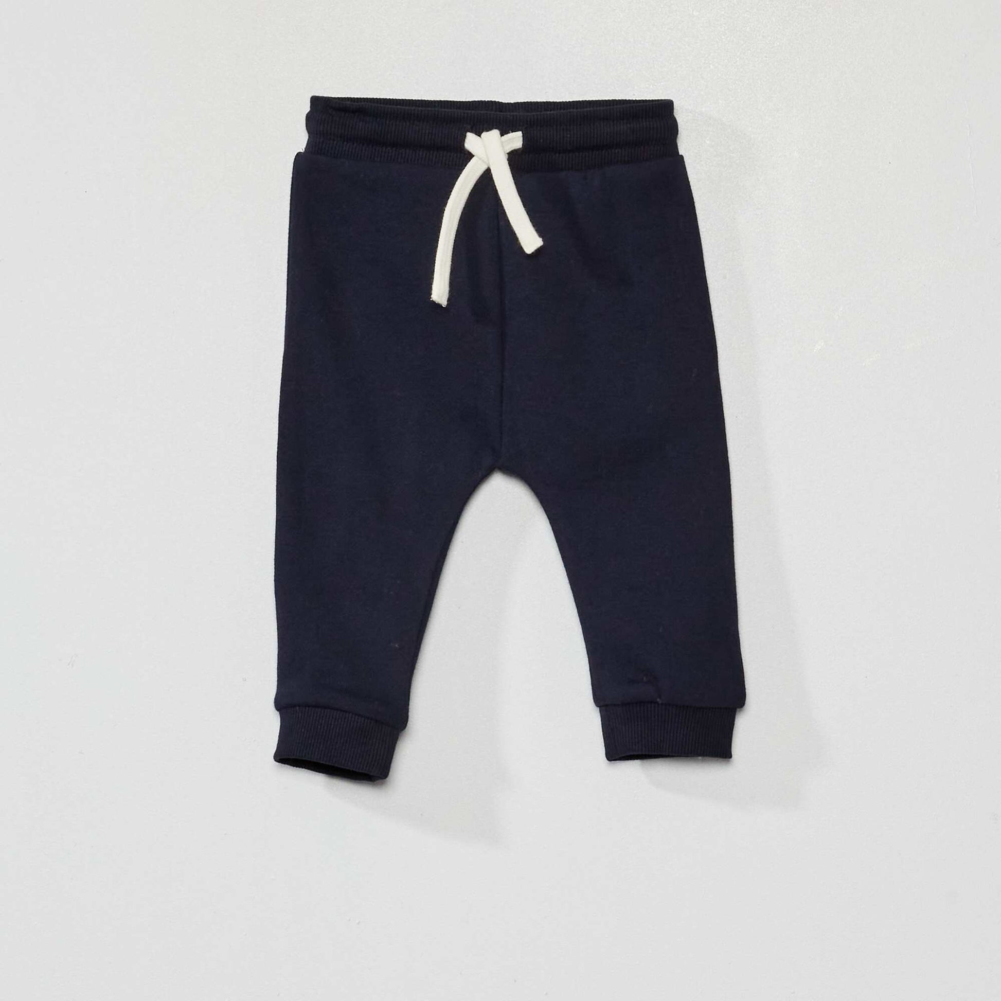 Sweatshirt fabric set - Sweatshirt and trousers - Two-piece set WHITE