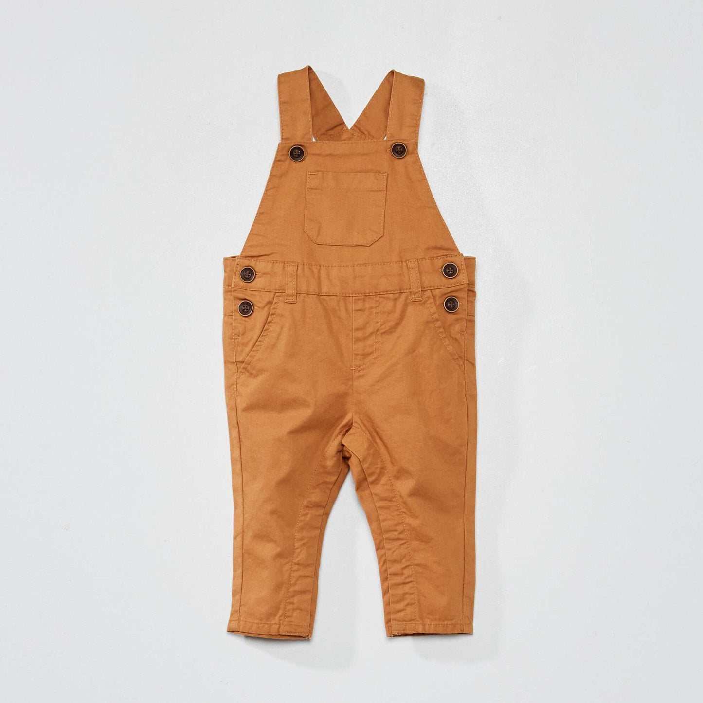Outfit set - Dungarees + T-shirt BEIGE