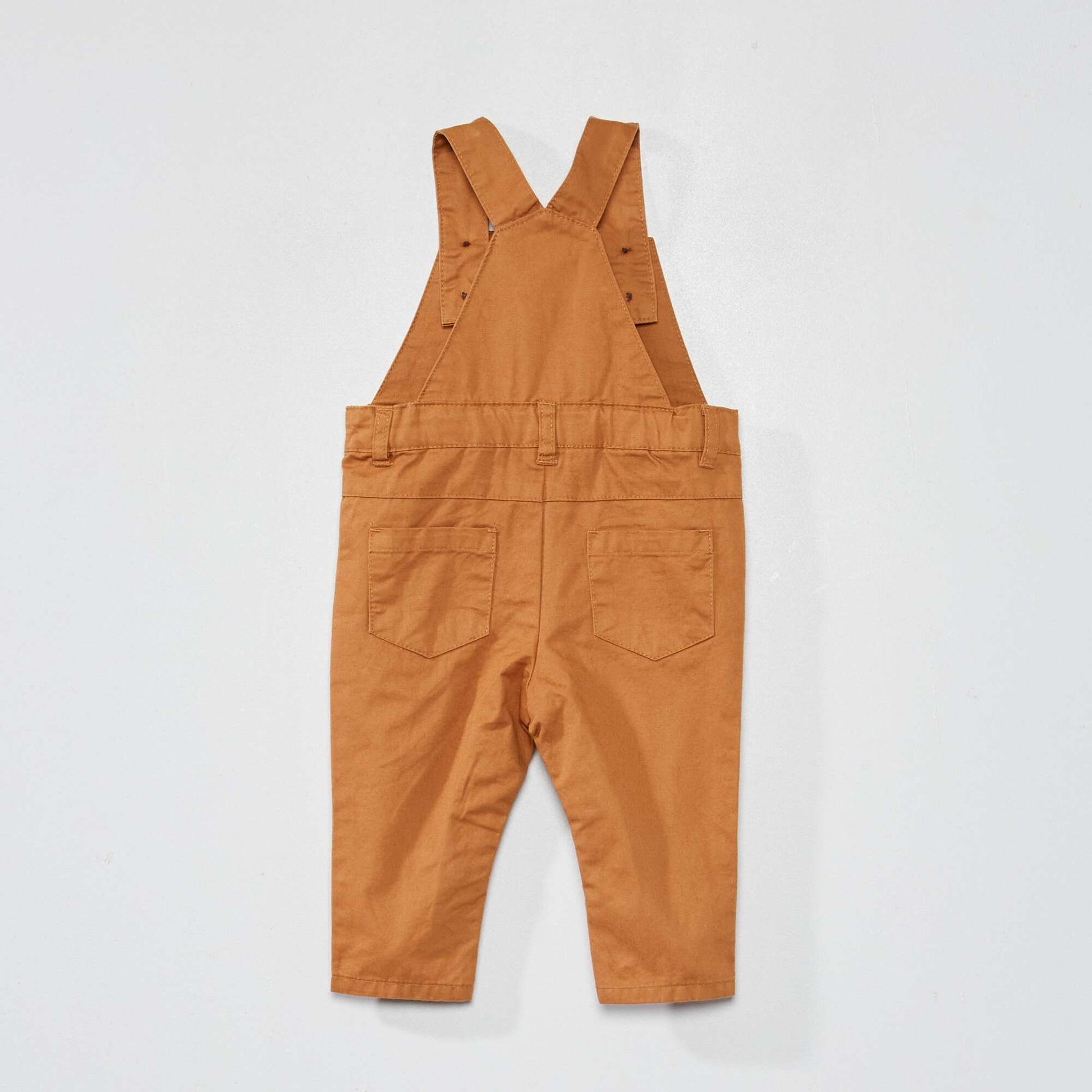 Outfit set - Dungarees + T-shirt BEIGE