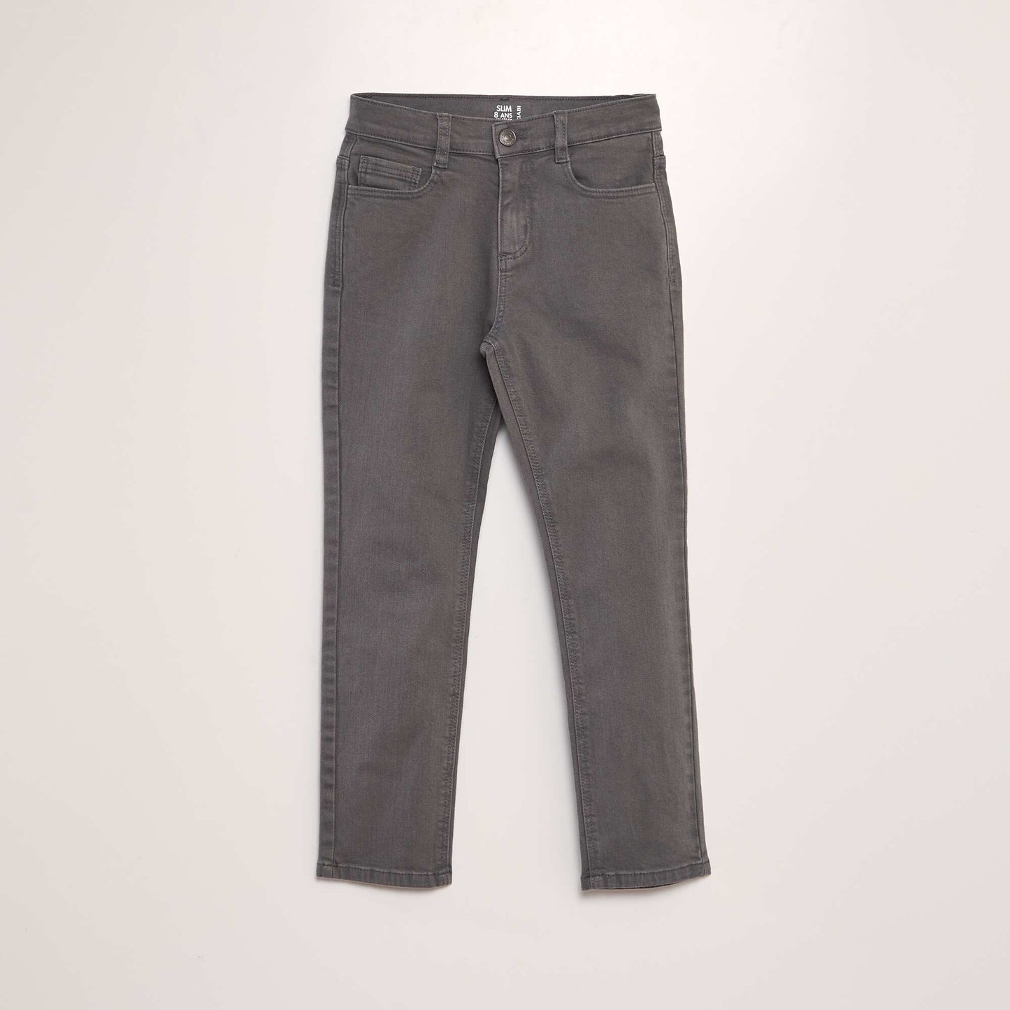 Slim-fit 5-pocket jeans GREY