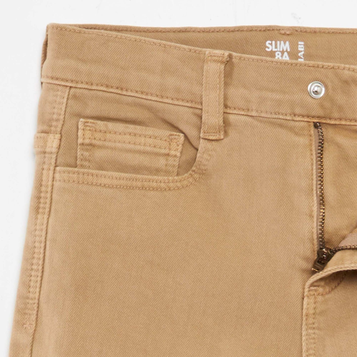 Slim-fit 5-pocket jeans BEIGE