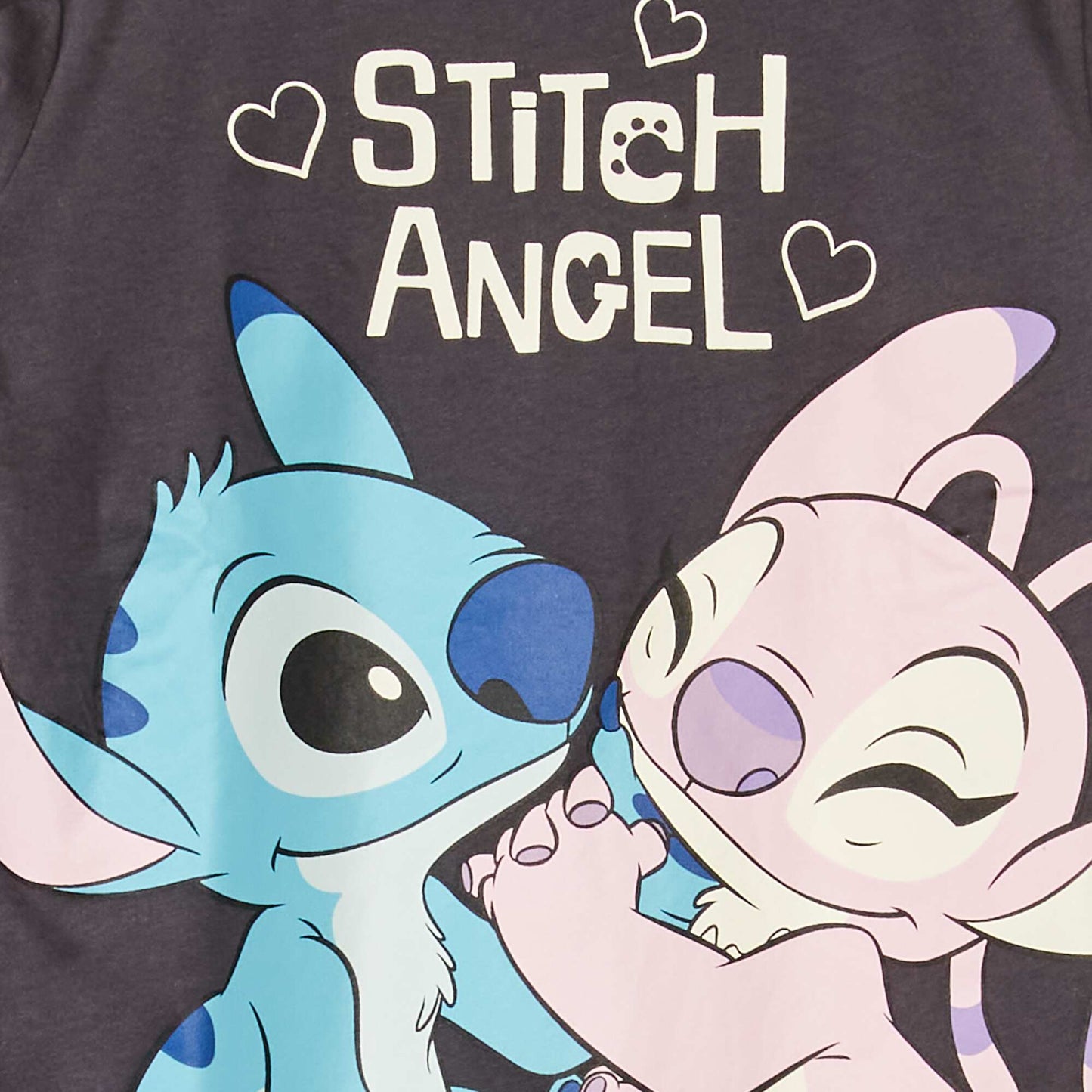 'Lilo and Stitch' long jersey pyjamas - Two-piece set GREY