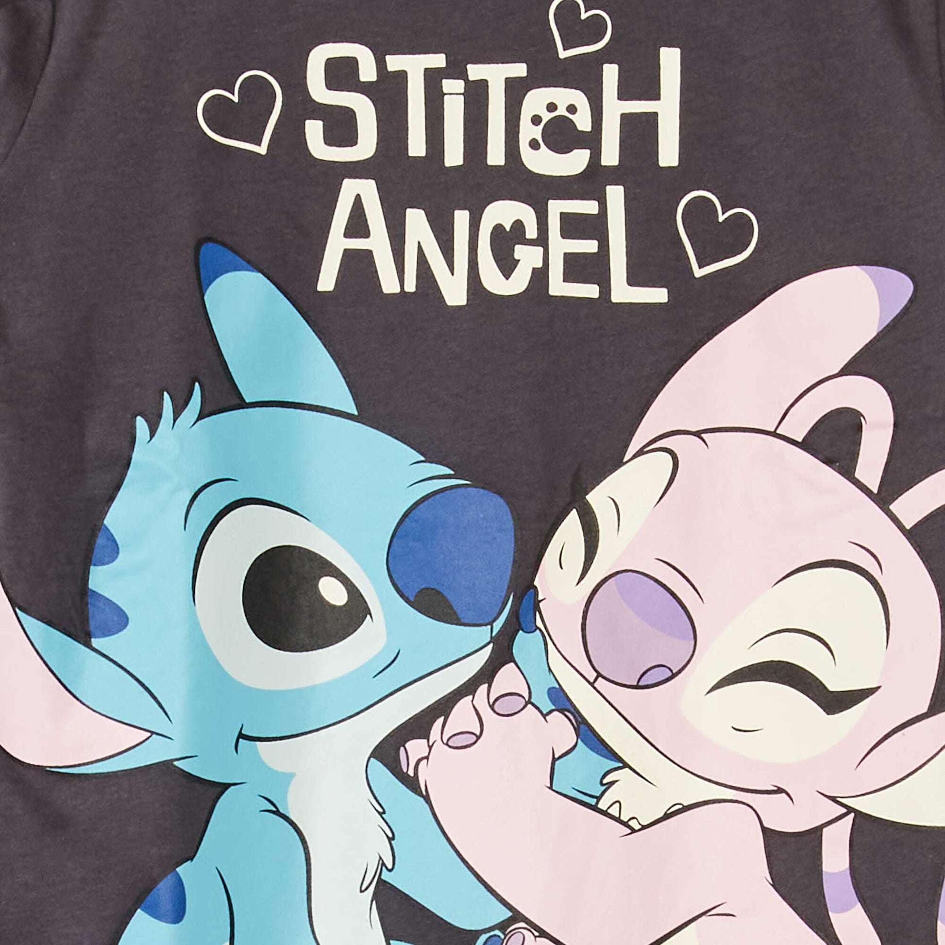 'Lilo and Stitch' long jersey pyjamas - Two-piece set GREY