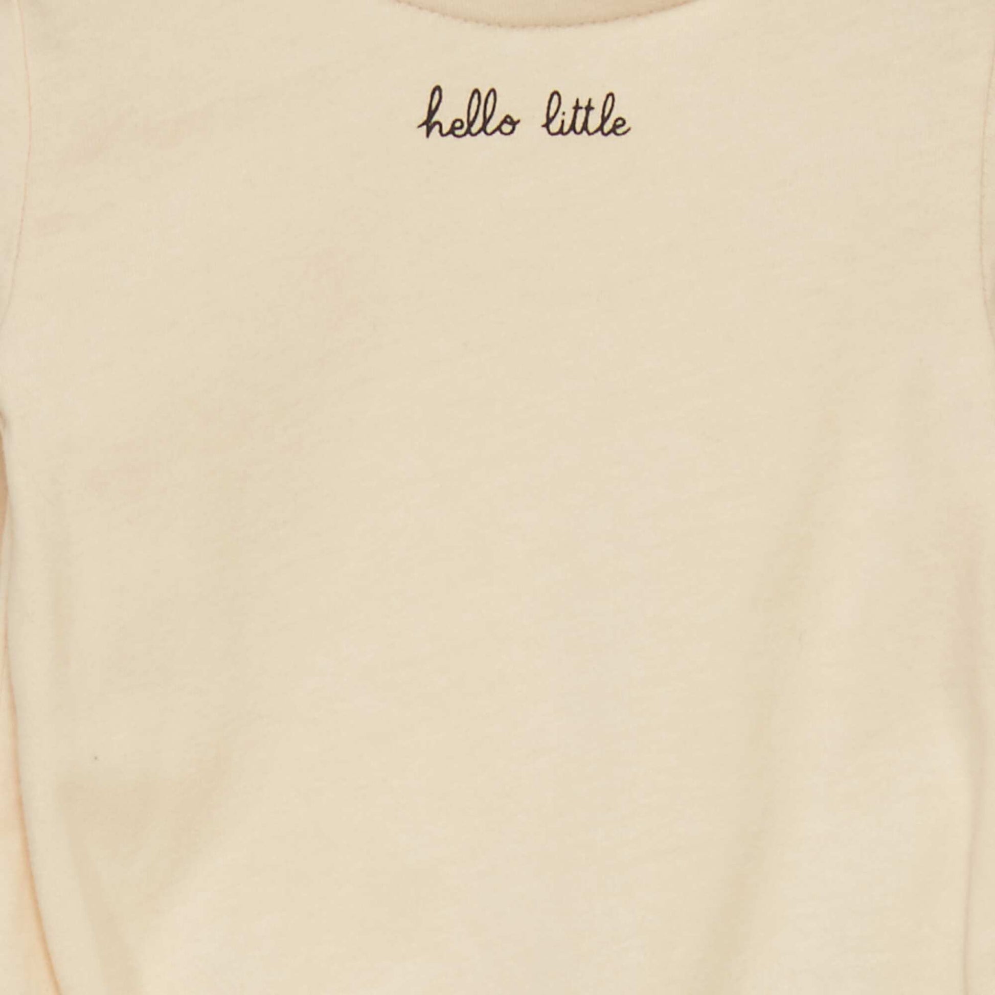 Dungarees and bodysuit set WHITE