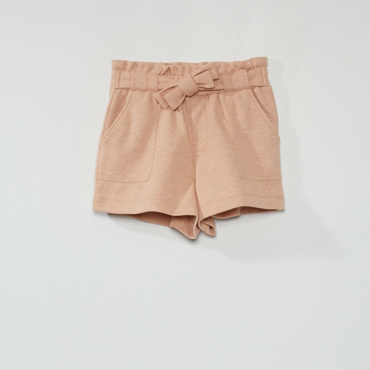Paper bag shorts BEIGE