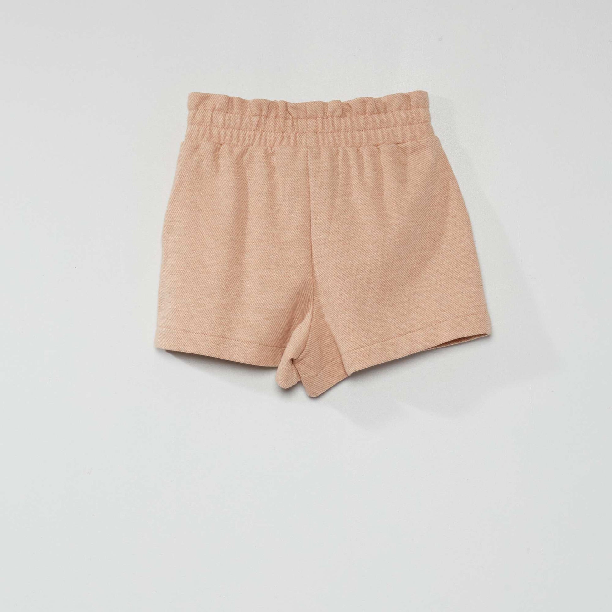 Paper bag shorts BEIGE