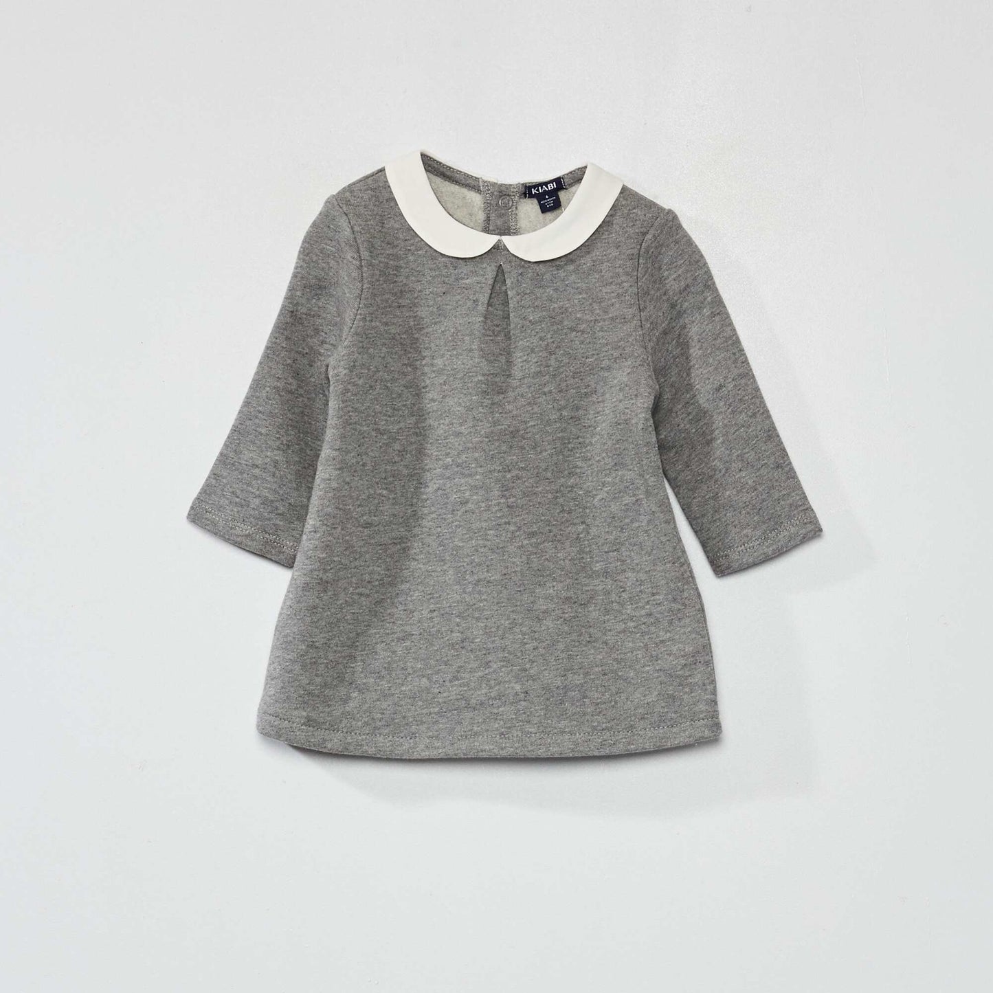 Dress with Peter Pan collar GREY