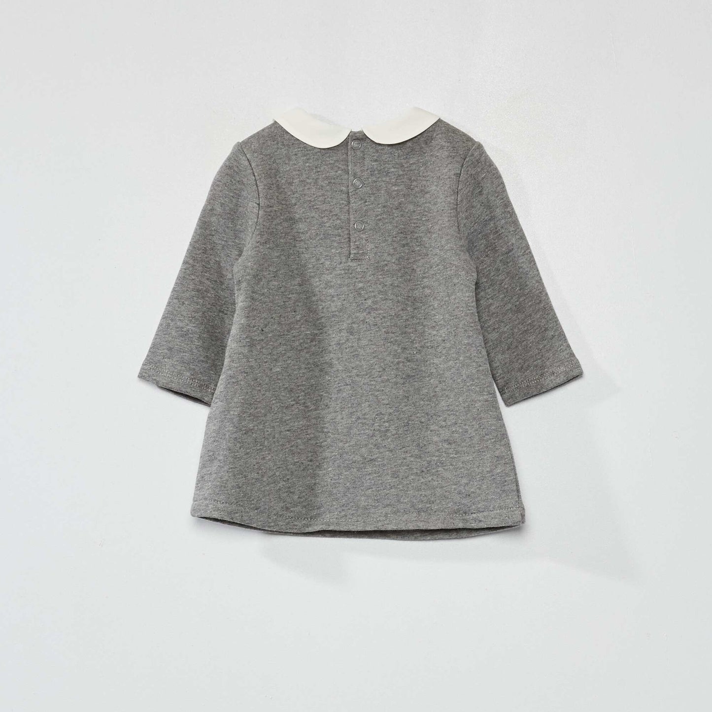 Dress with Peter Pan collar GREY