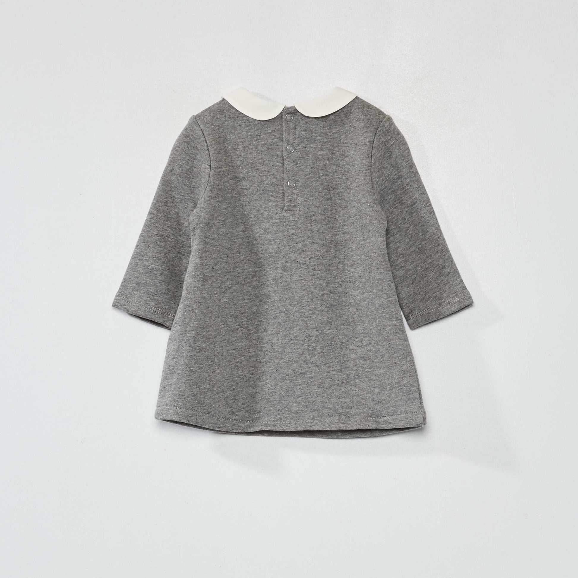 Dress with Peter Pan collar GREY