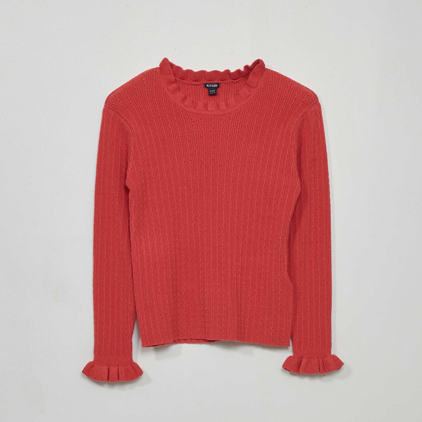 Soft knit sweater RED