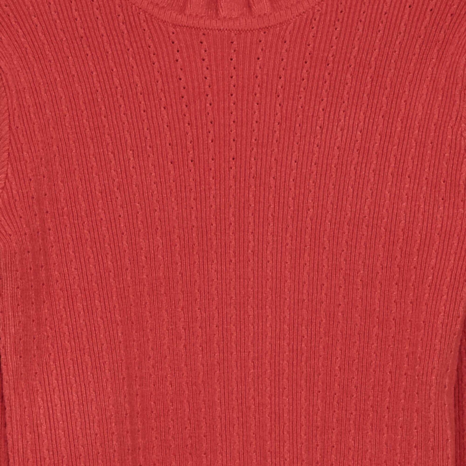 Soft knit sweater RED