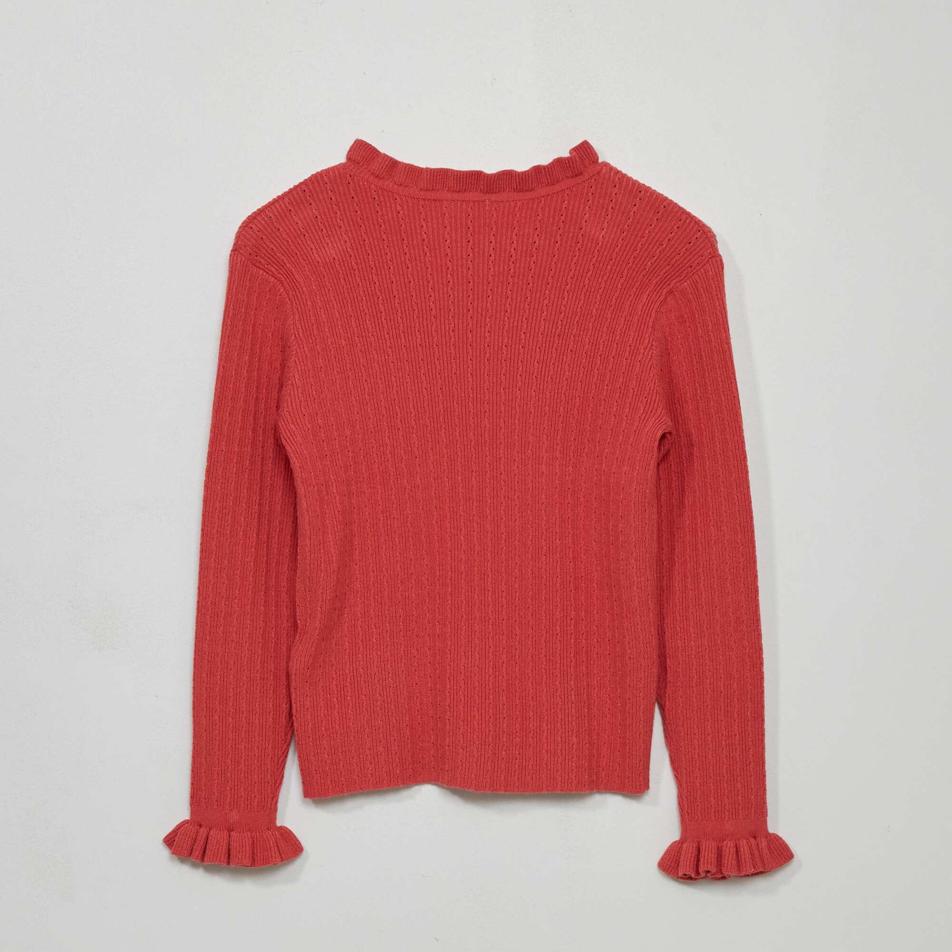 Soft knit sweater RED