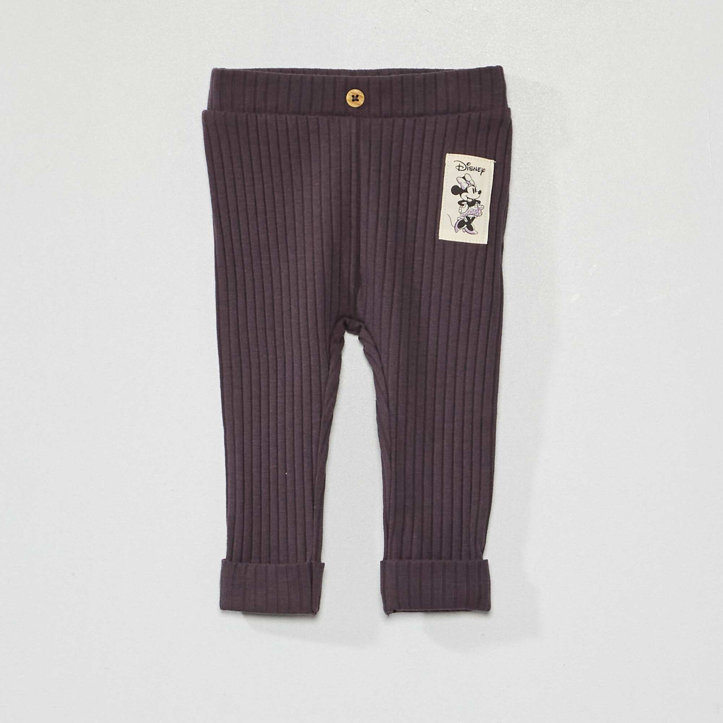 Disney ribbed knit leggings GREY