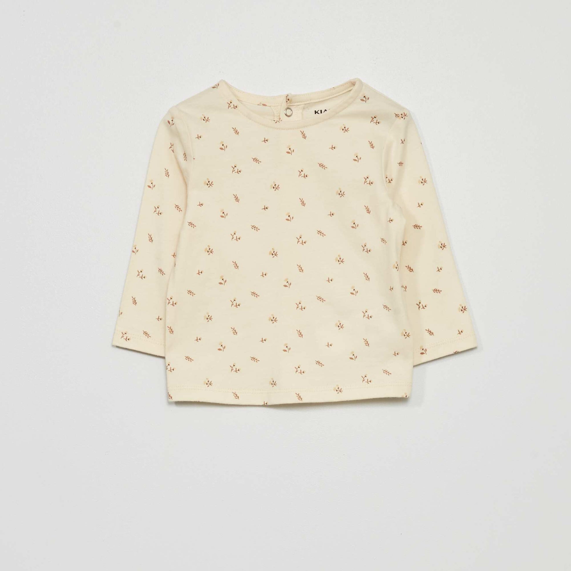 T-shirt  skirt and tights set WHITE