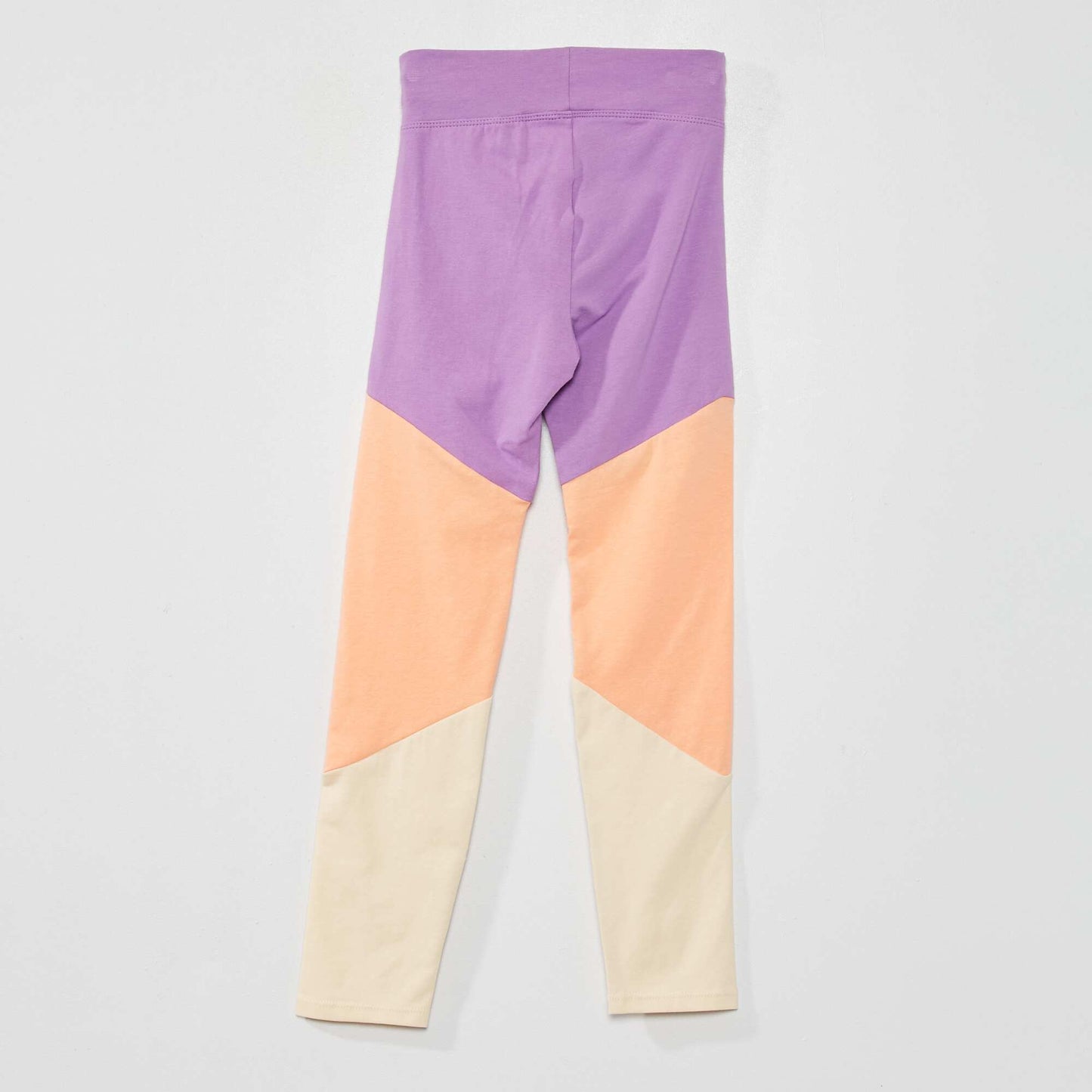 Colour block leggings PURPLE