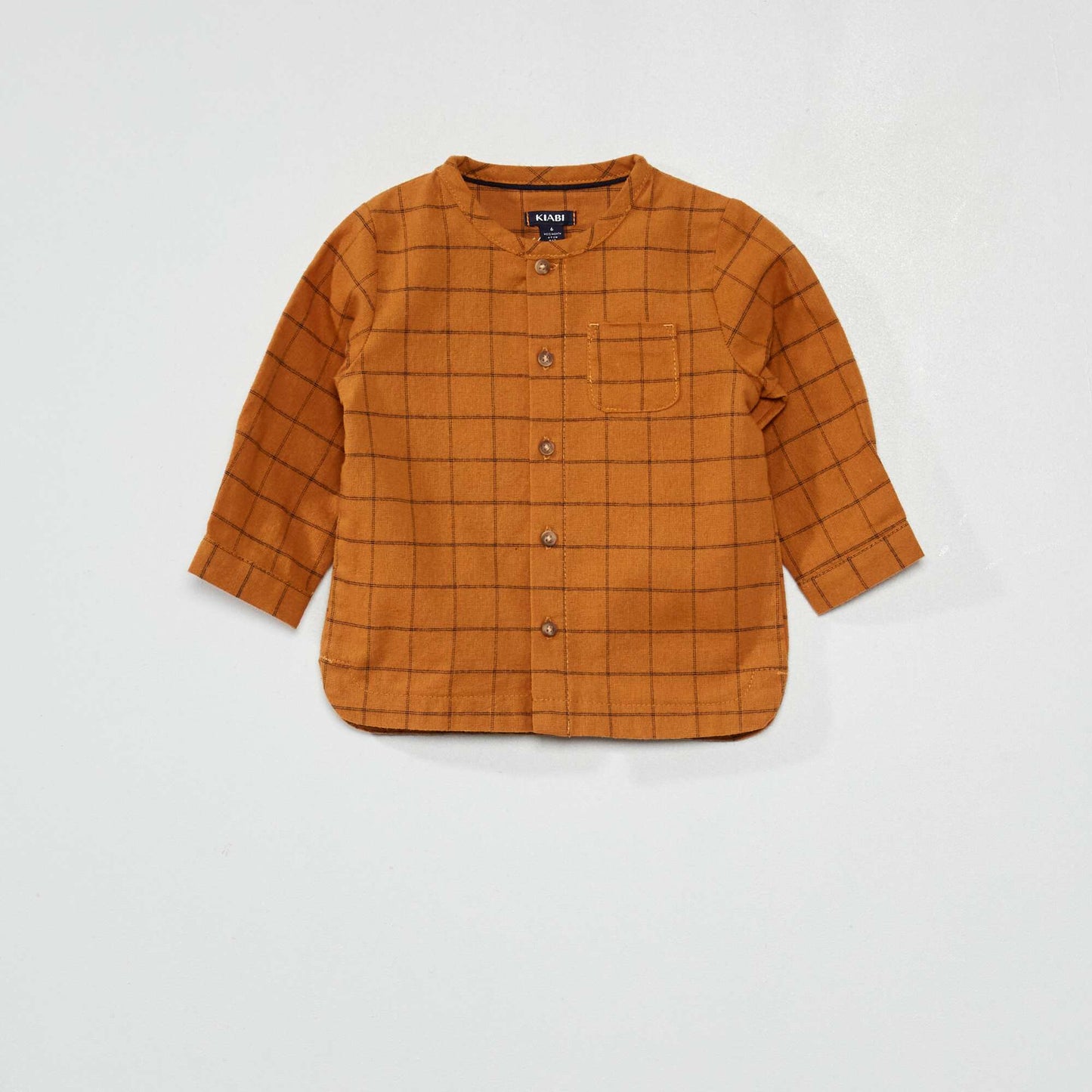 Flannel shirt BROWN