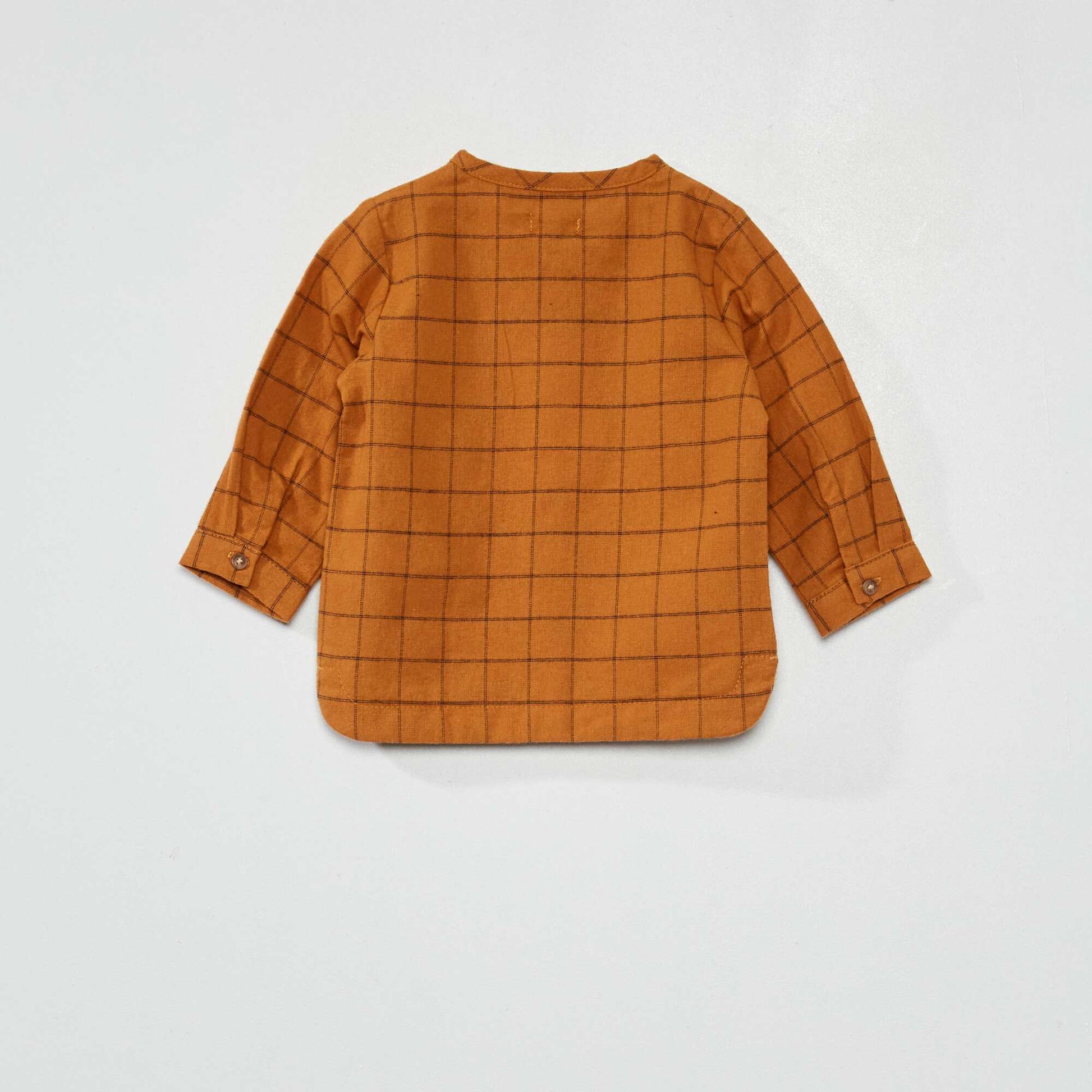 Flannel shirt BROWN
