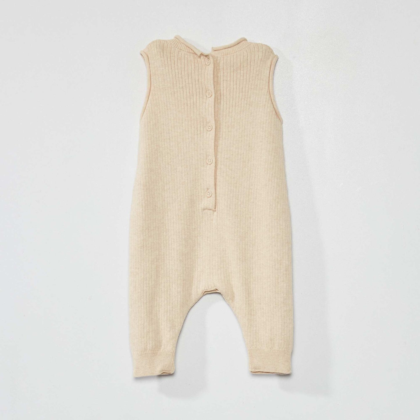 بنطال طويل من النسيج المحبوك - للجنسين BEIGE