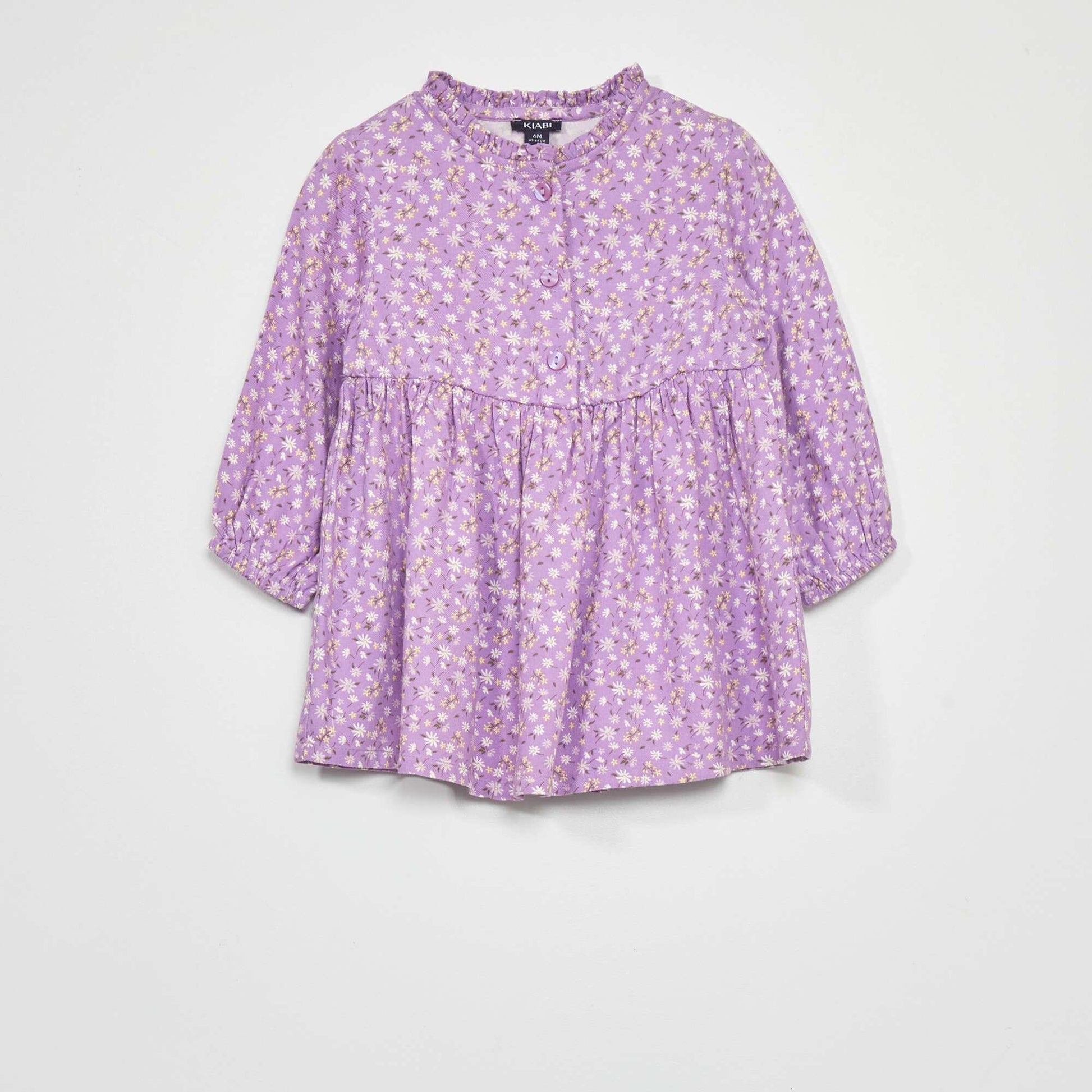Printed dress PURPLE