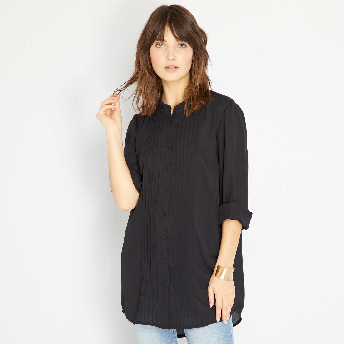 Flowing blouse BLACK