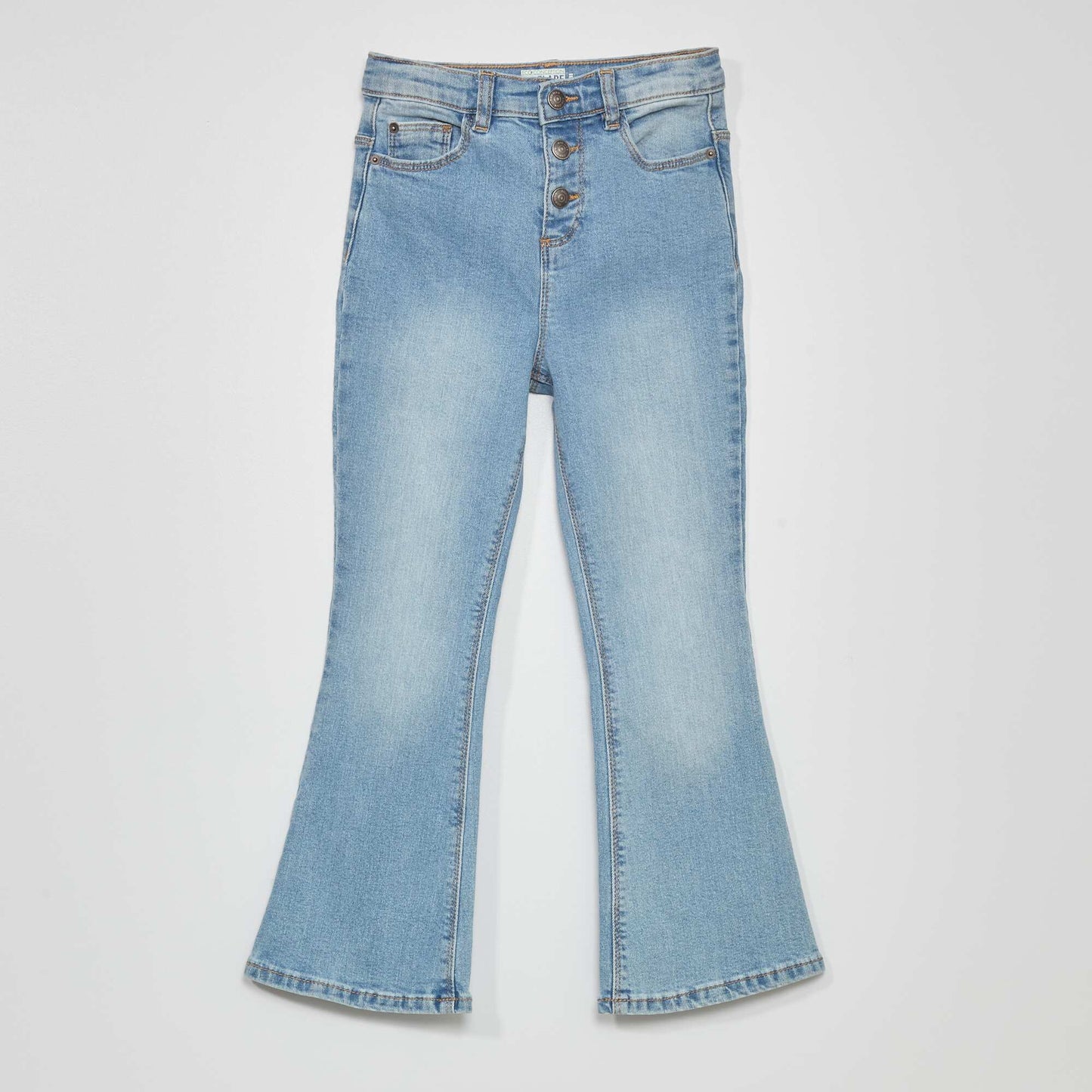High-rise flared jeans BLUE