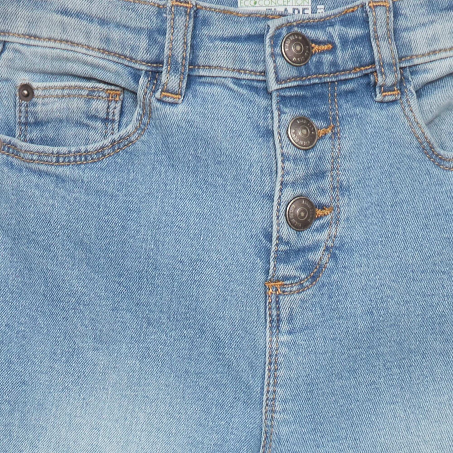 High-rise flared jeans BLUE