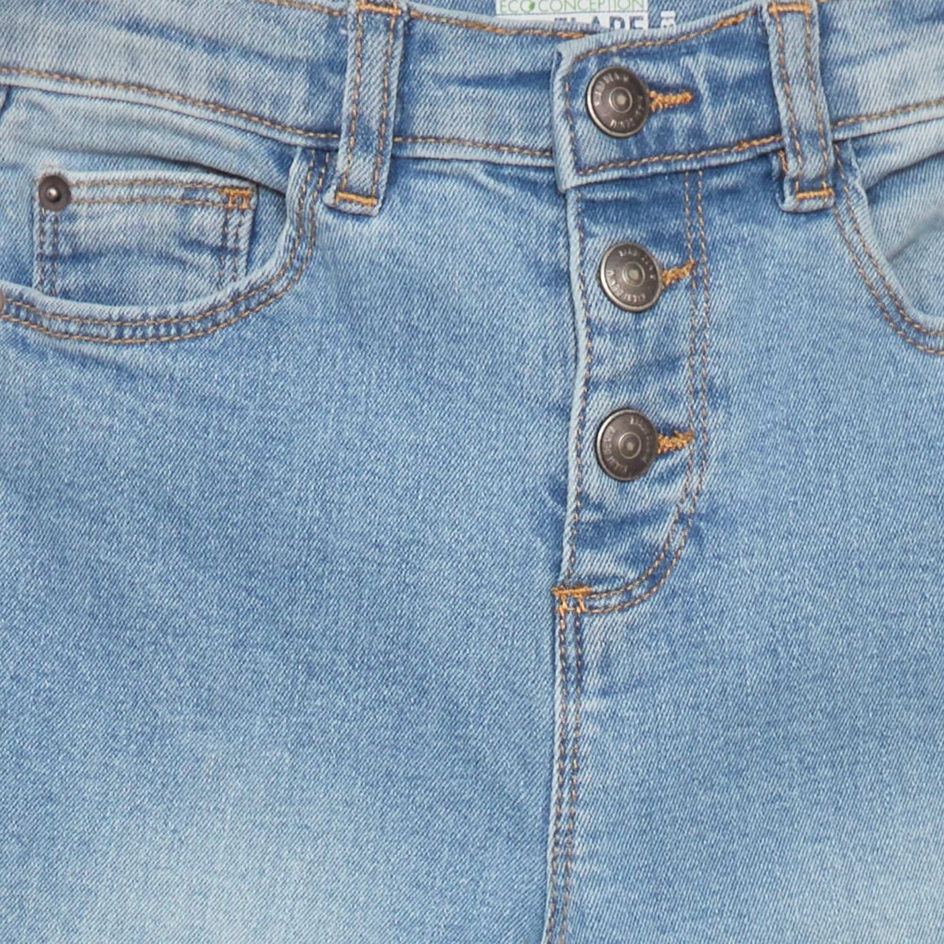 High-rise flared jeans BLUE