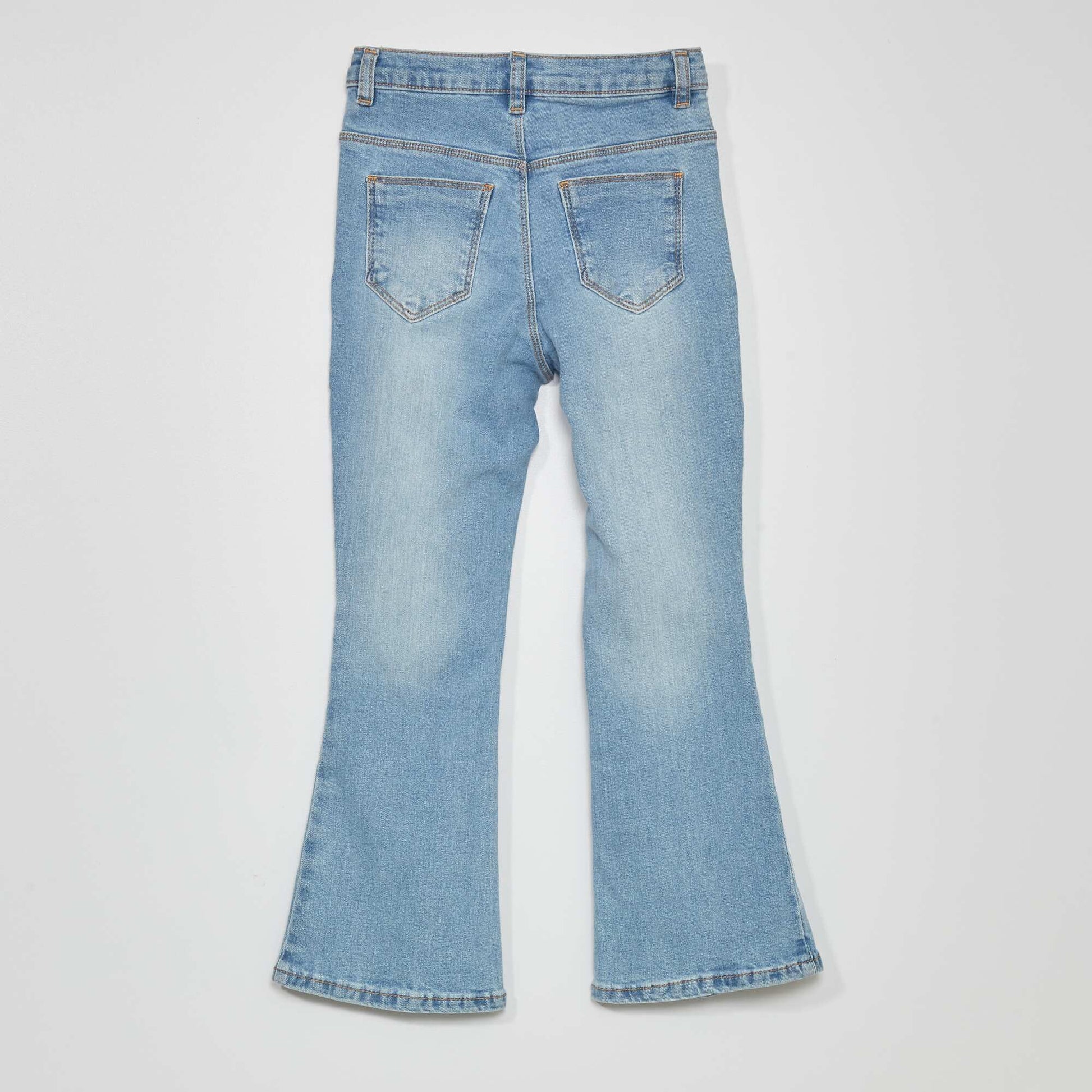 High-rise flared jeans BLUE