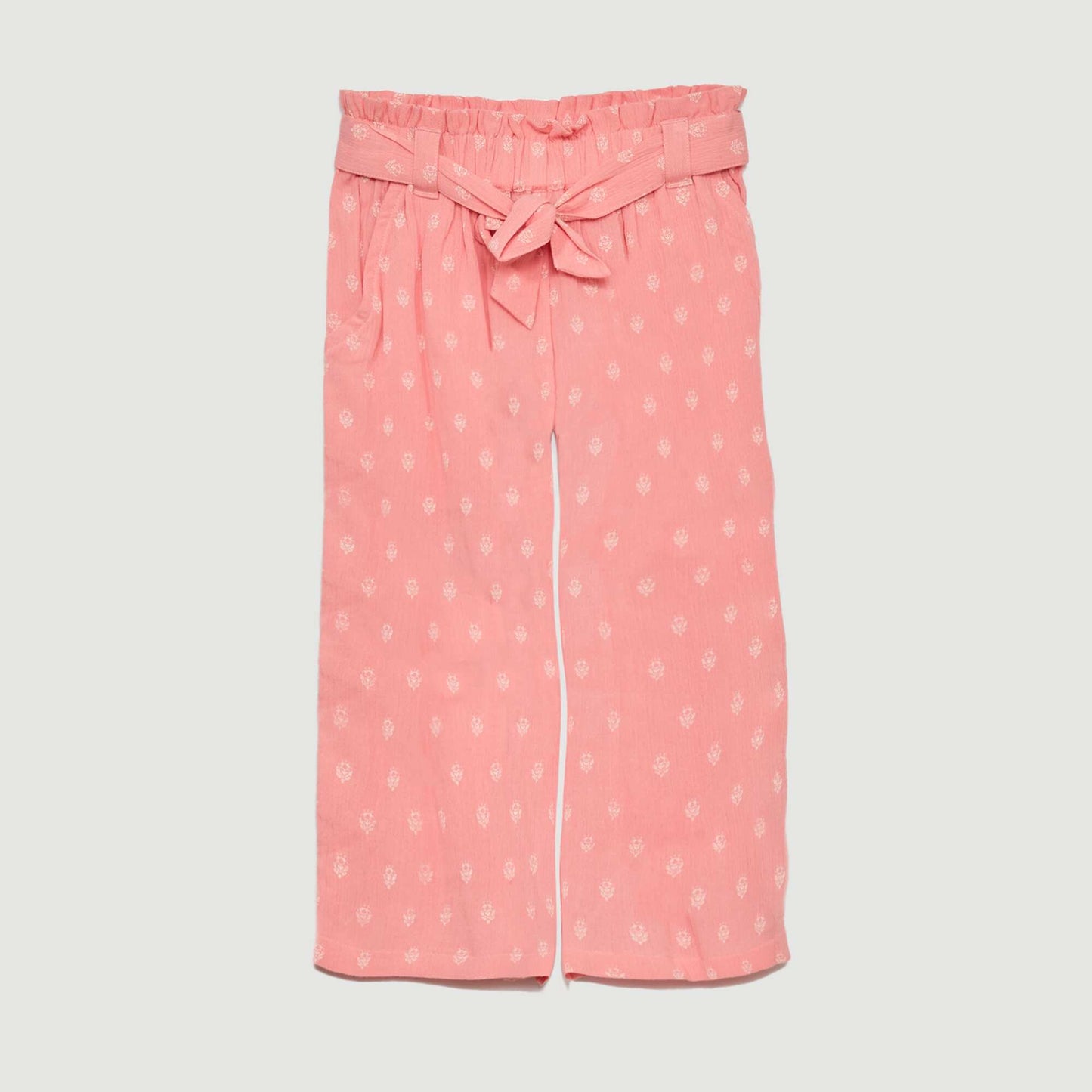 Patterned trousers PINK