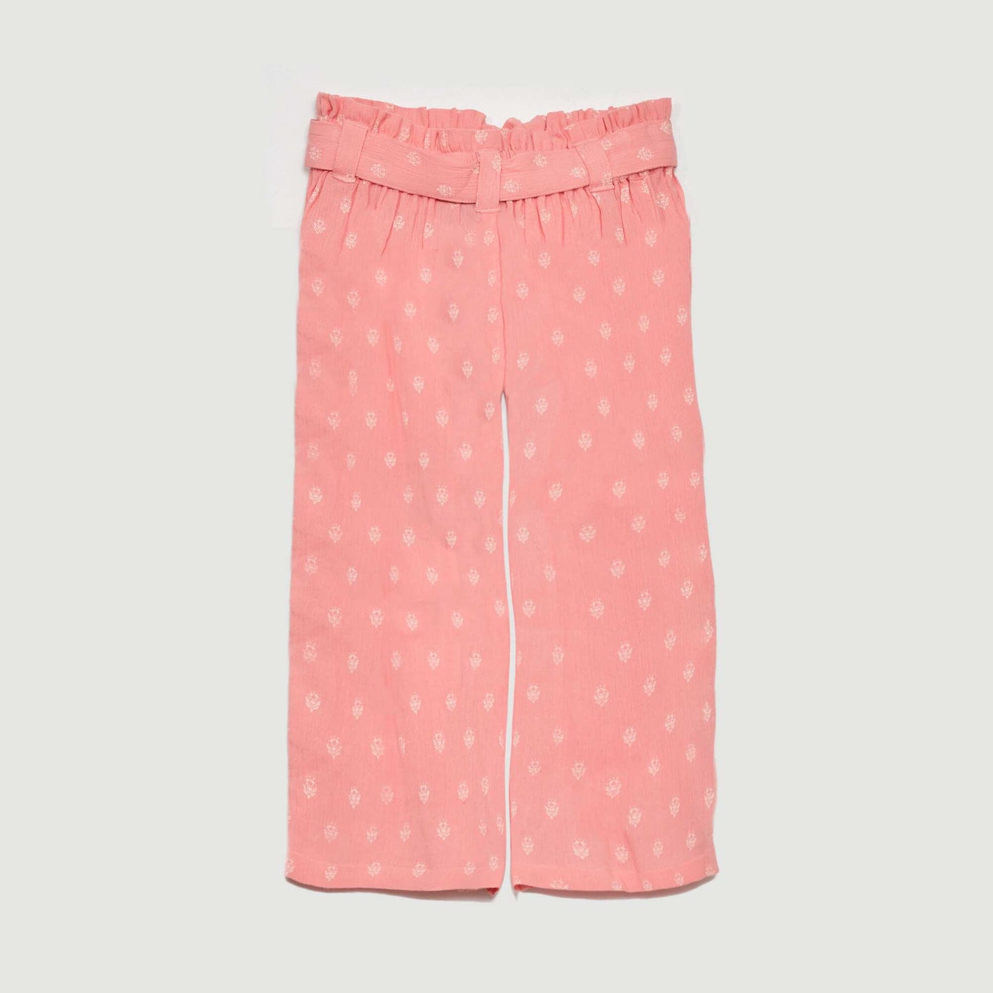 Patterned trousers PINK