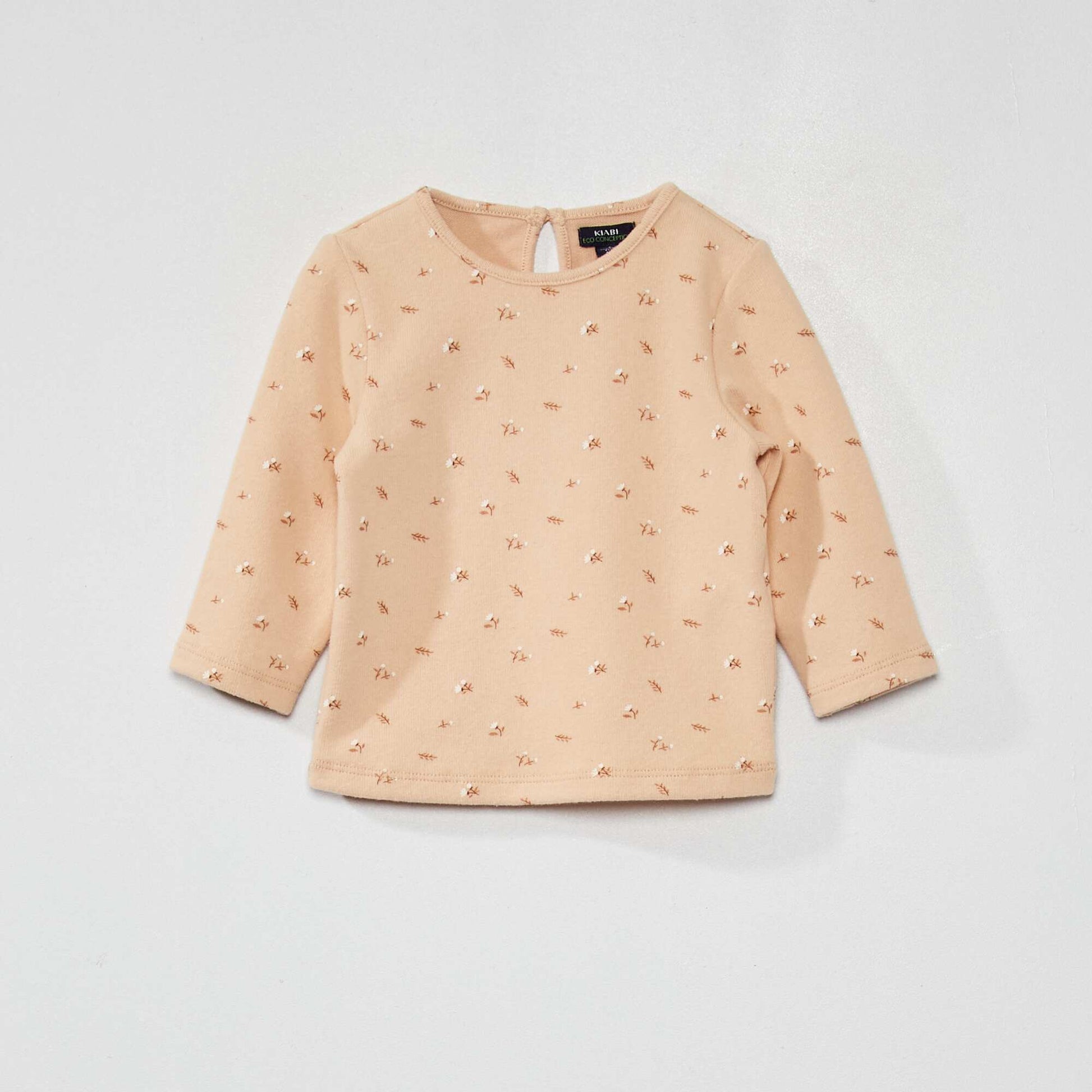 Long-sleeved T-shirt BEIGE