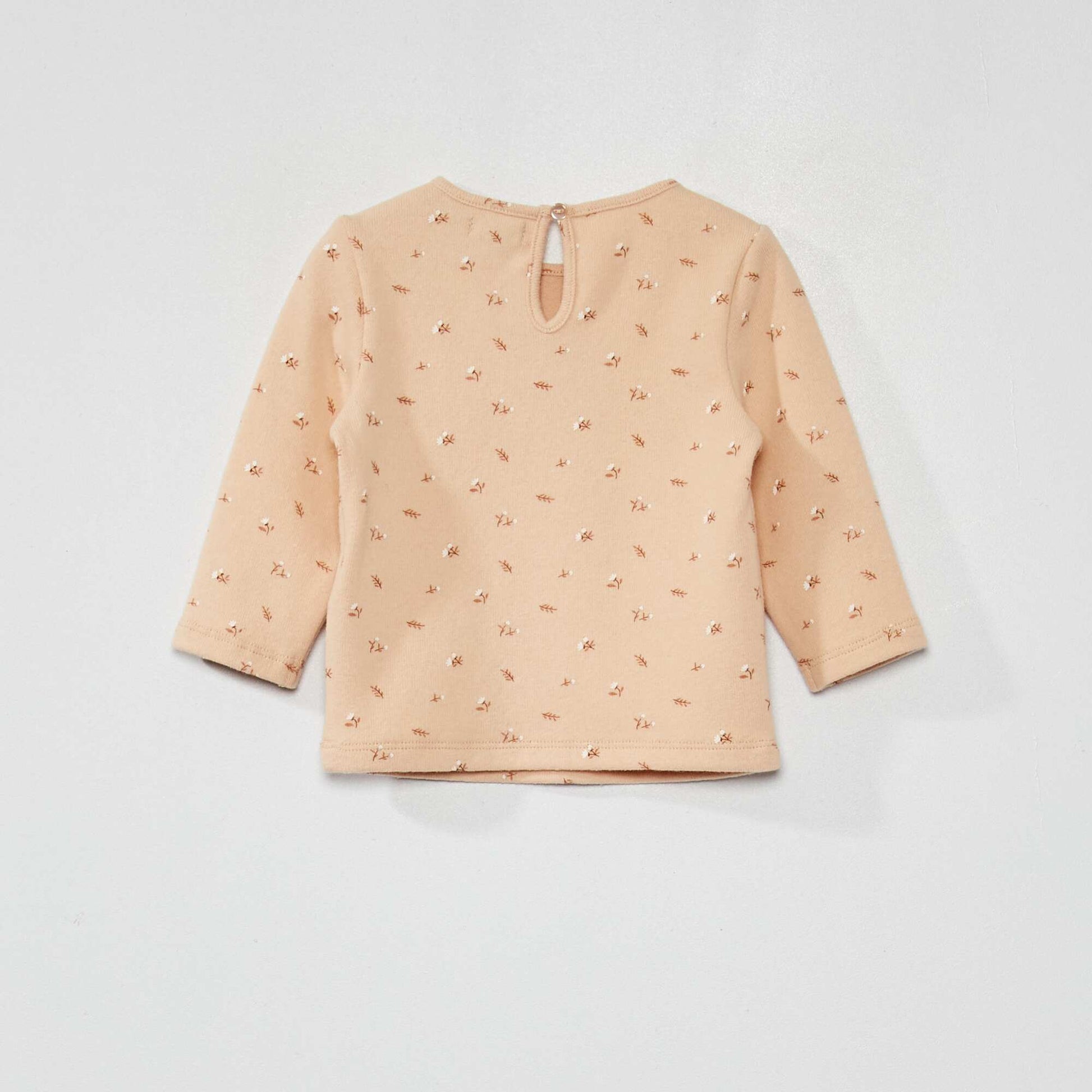 Long-sleeved T-shirt BEIGE