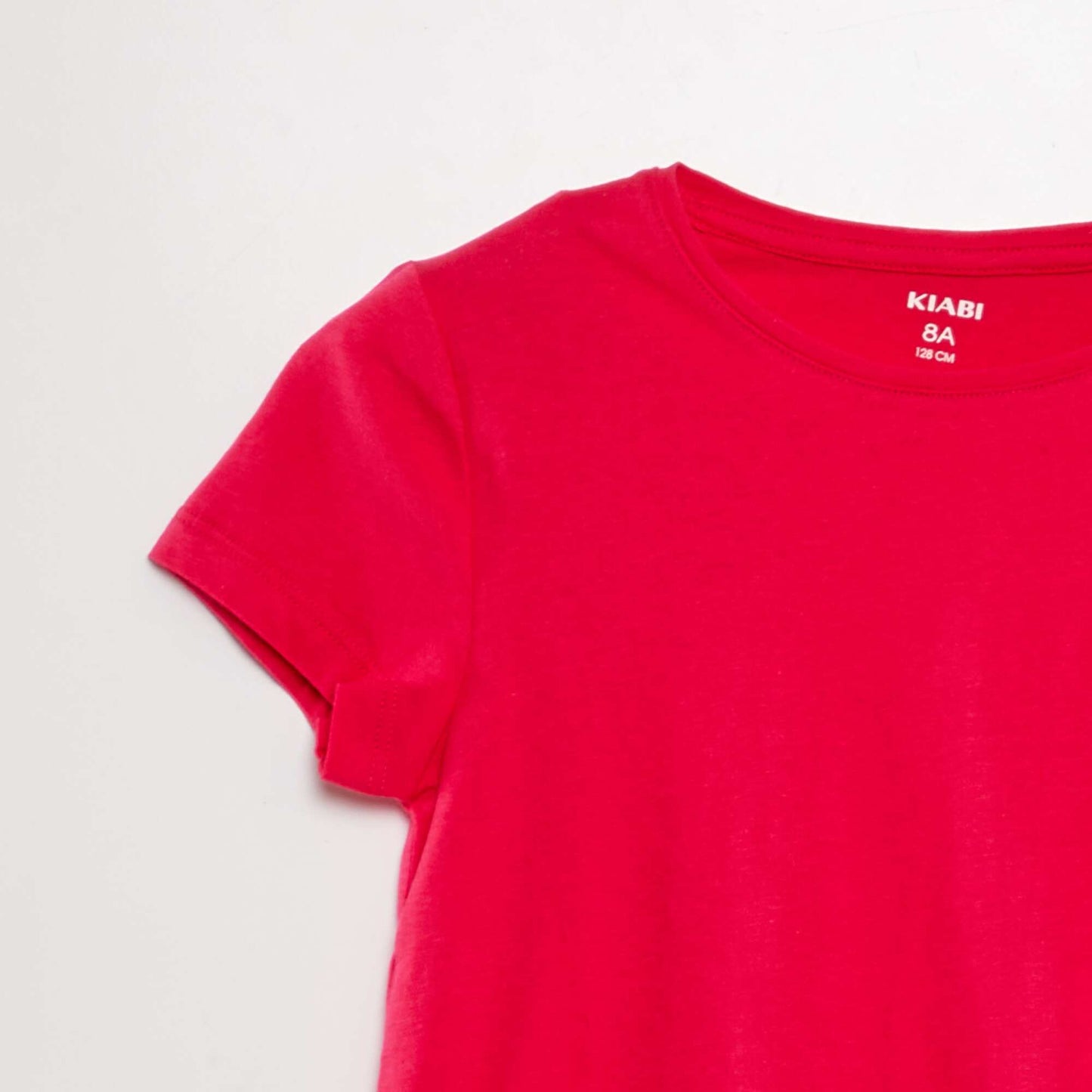 Plain jersey T-shirt PINK