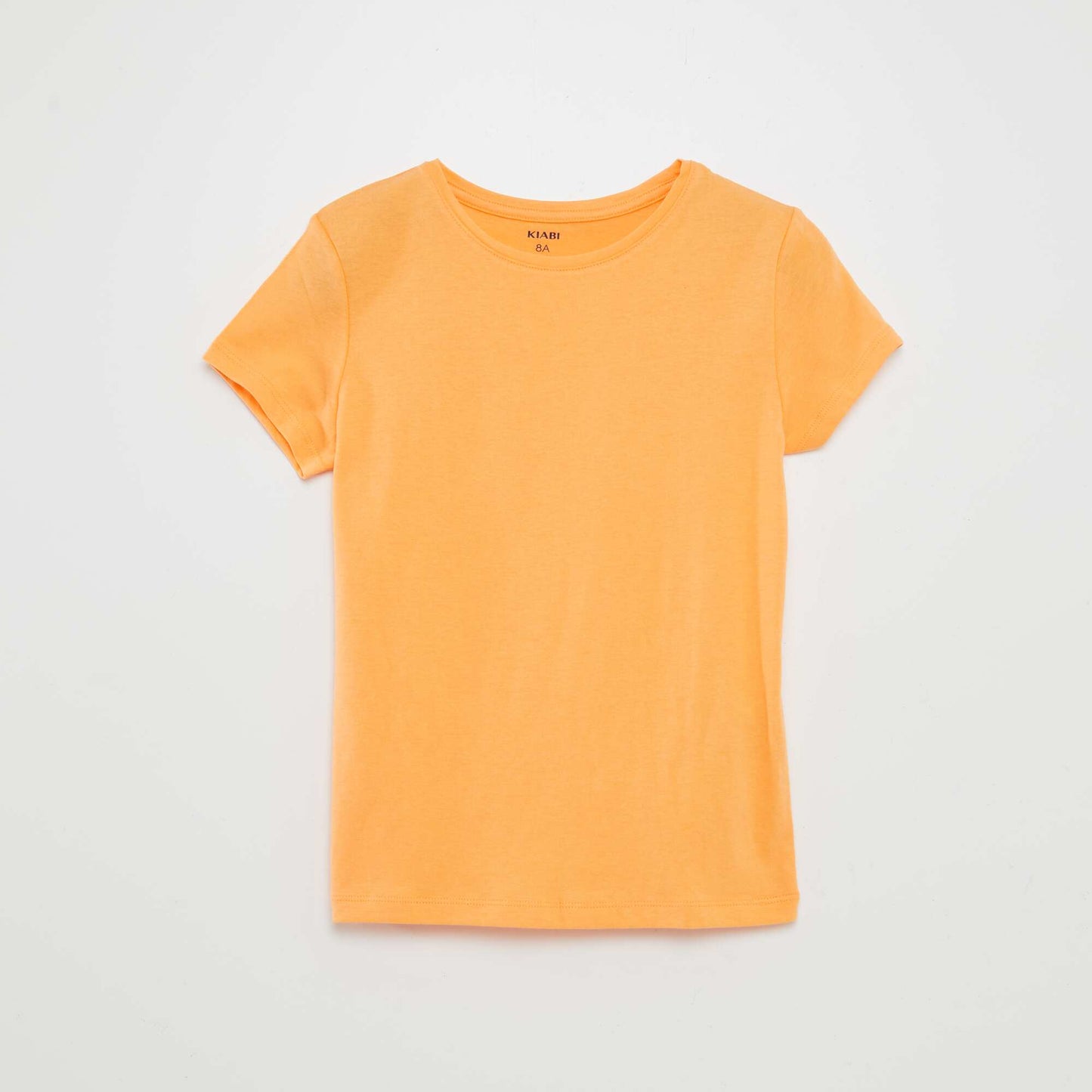 Plain jersey T-shirt ORANGE