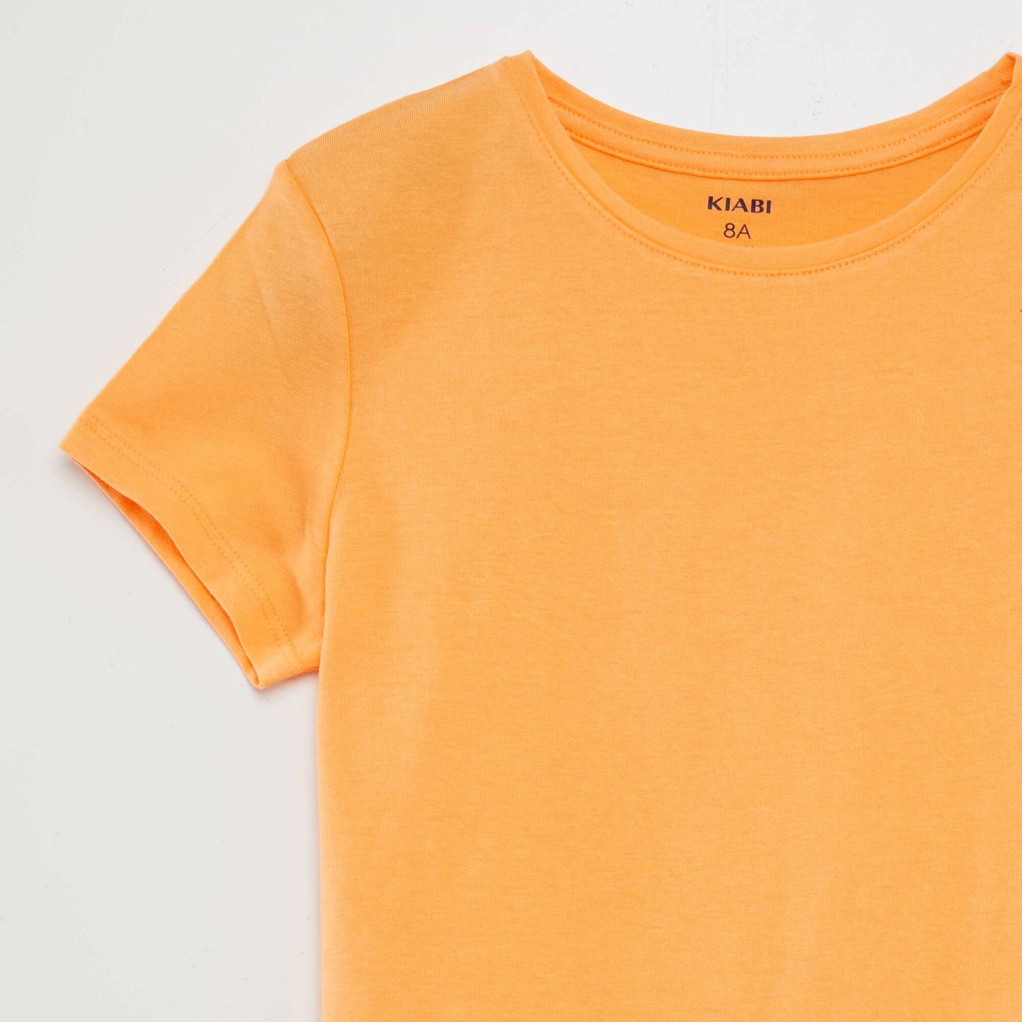 Plain jersey T-shirt ORANGE