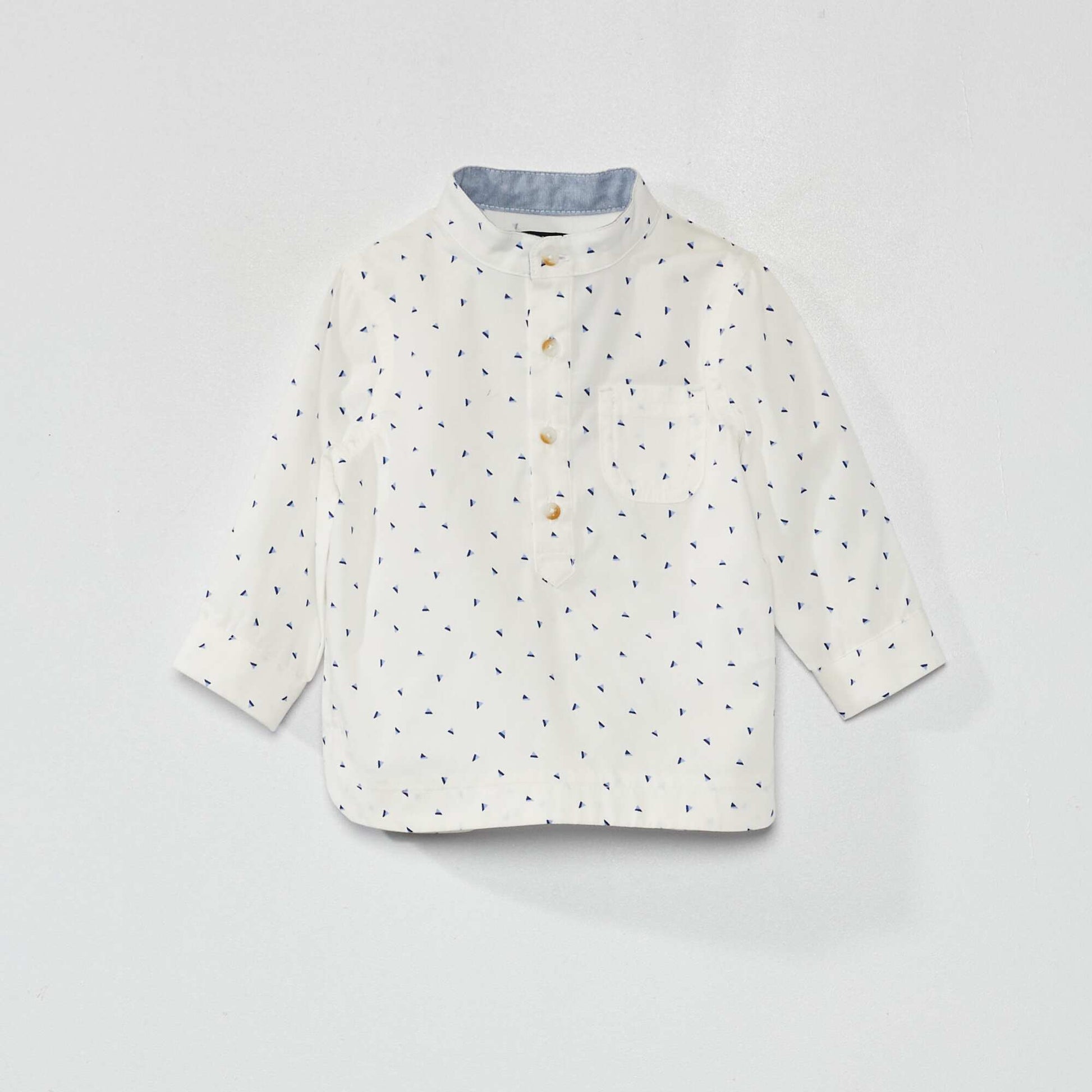 Poplin shirt WHITE