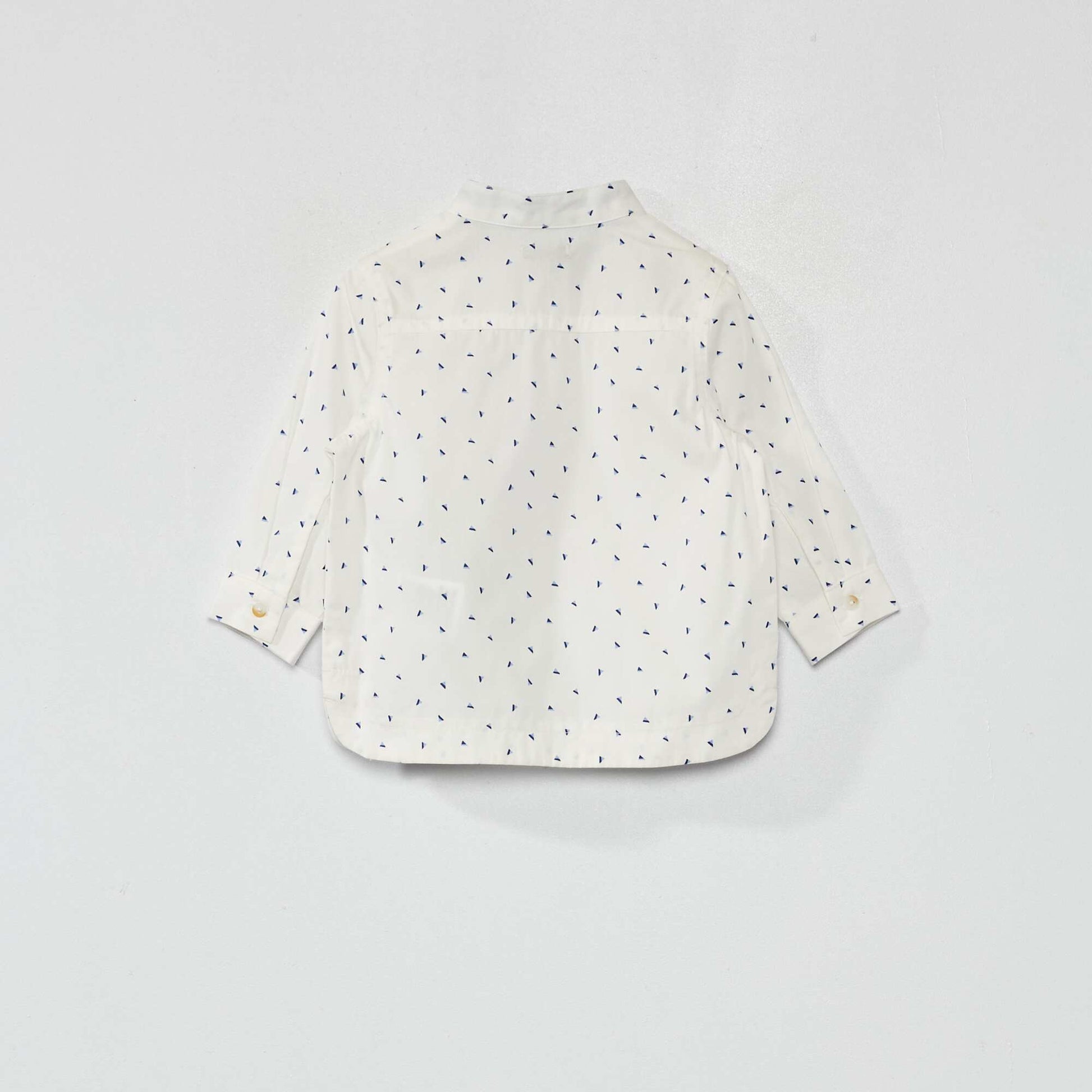 Poplin shirt WHITE