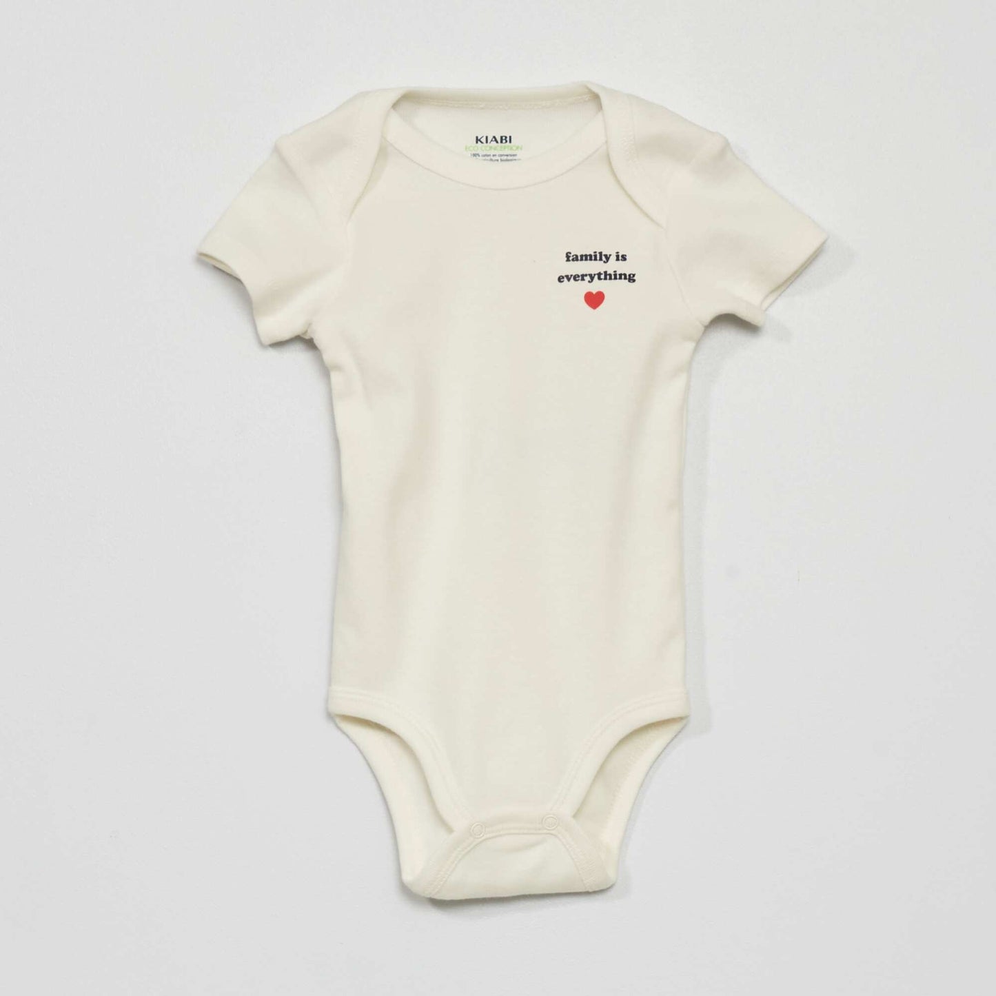 Pack of 2 cotton bodysuits GREY