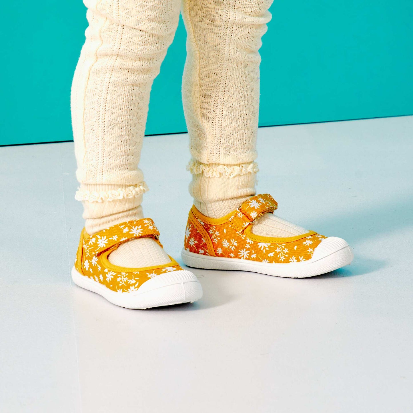 Canvas ballet pumps YELLOW