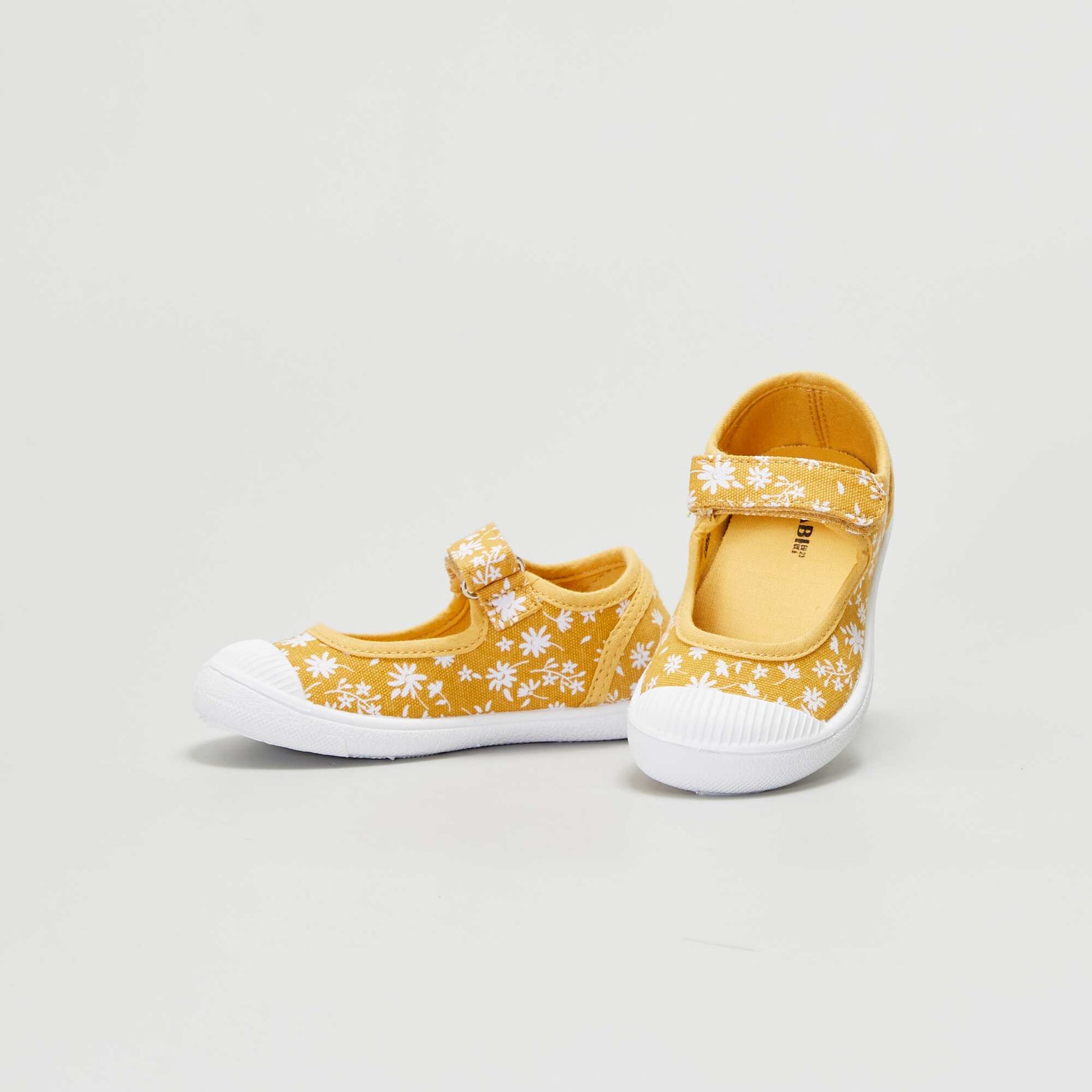 Canvas ballet pumps YELLOW