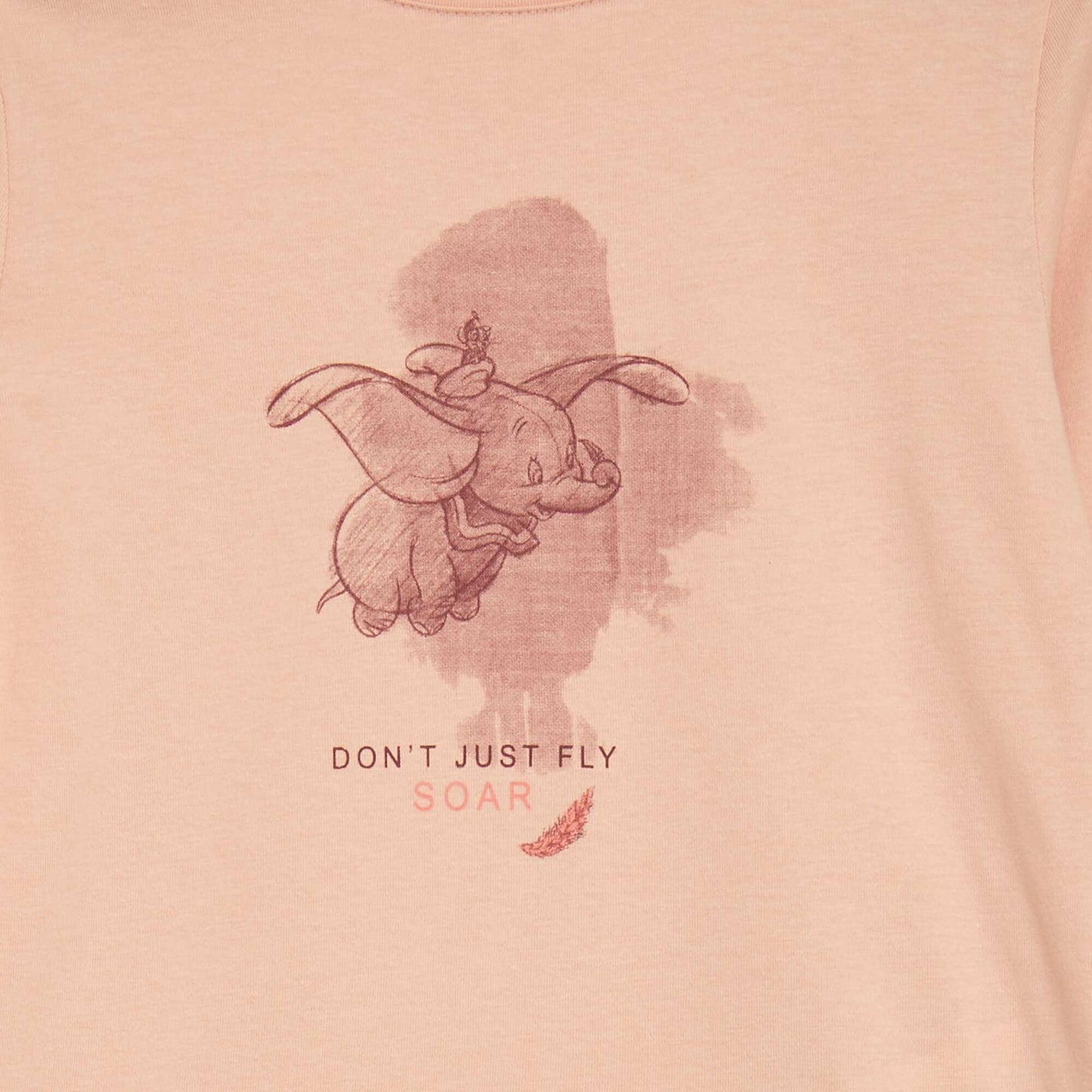 Long-sleeved Mickey and Minnie Mouse T-shirt PINK