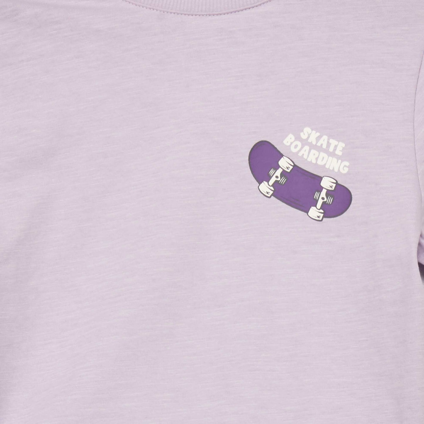 Short pyjamas - Skateboard print - Two-piece set PURPLE