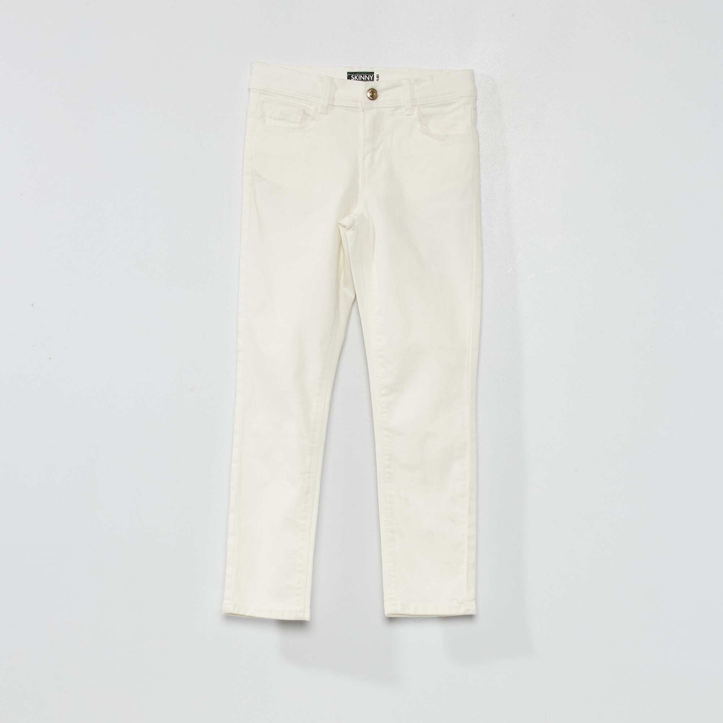 Skinny trousers WHITE