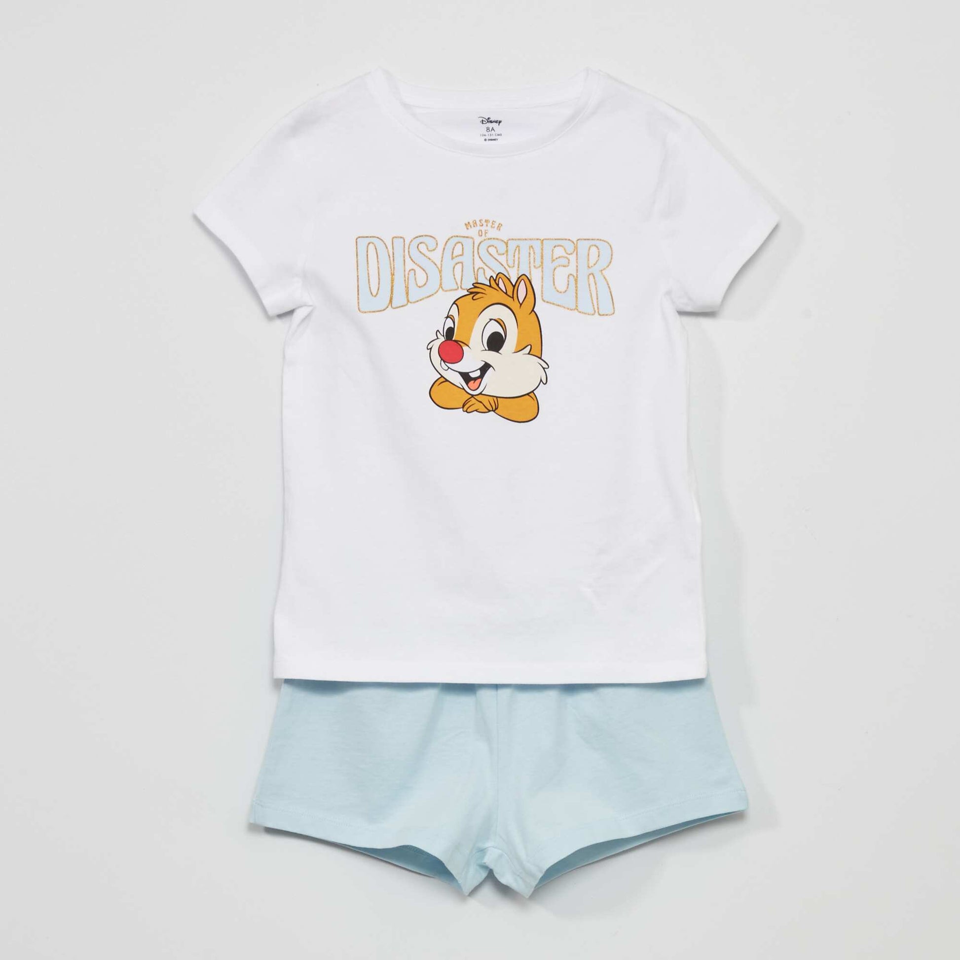 Disney short pyjamas- Two-piece set WHITE