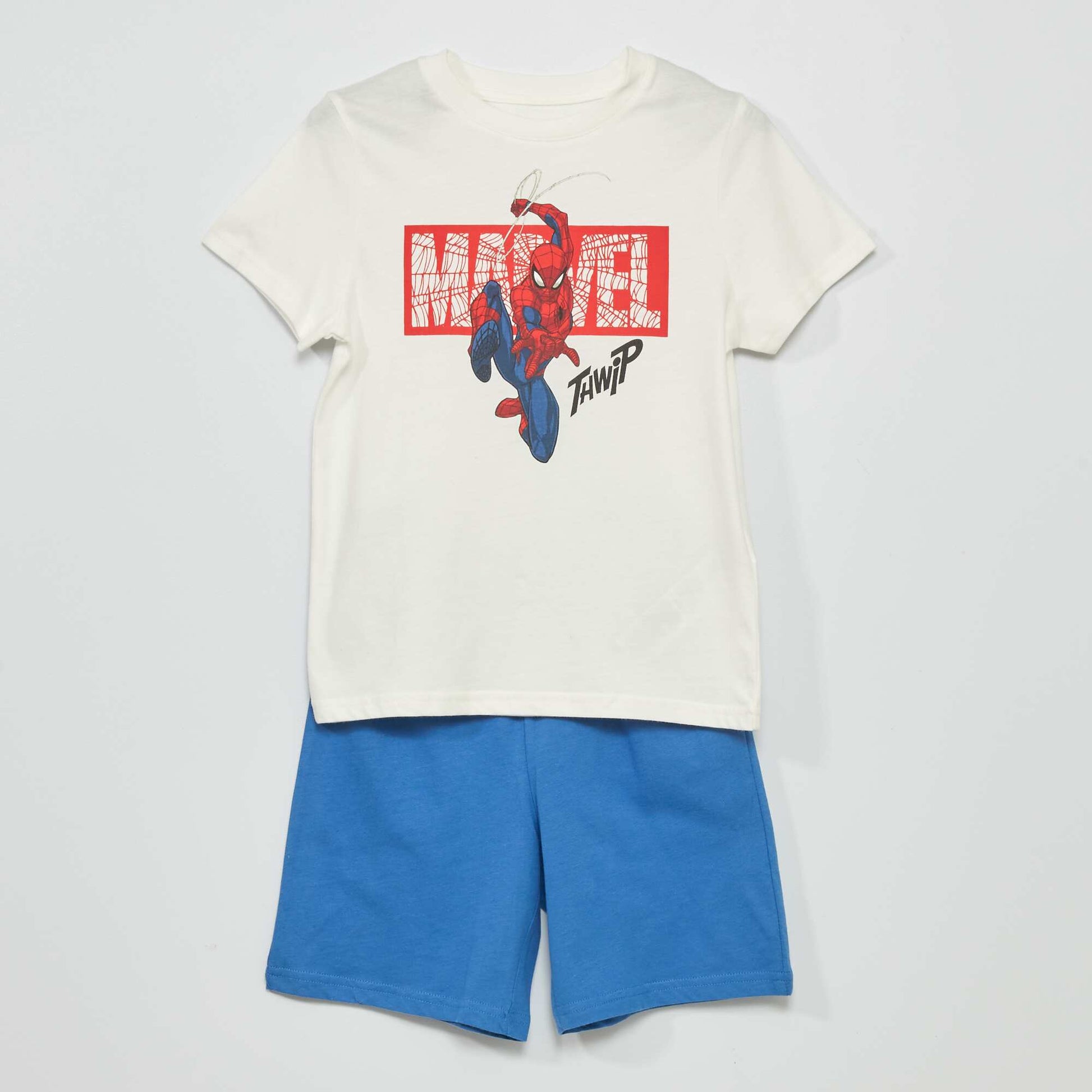 Spider-Man short pyjamas - Two-piece set WHITE