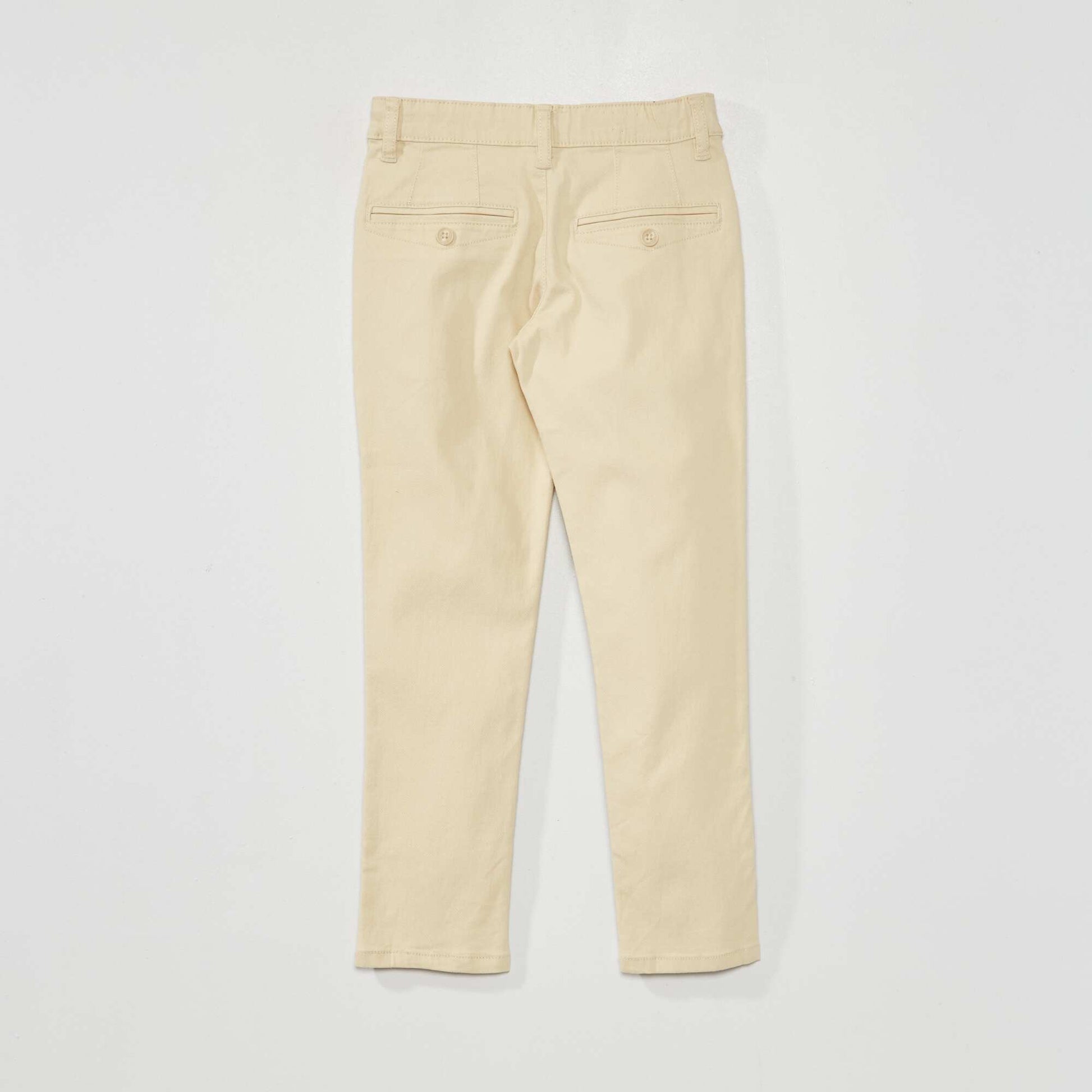 Slim-fit chinos BEIGE