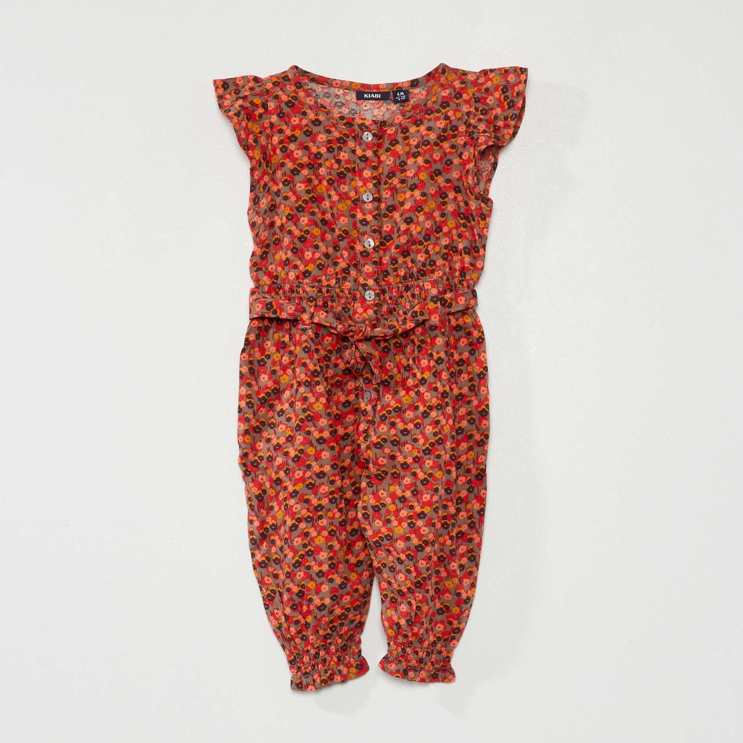 Printed jumpsuit GREY